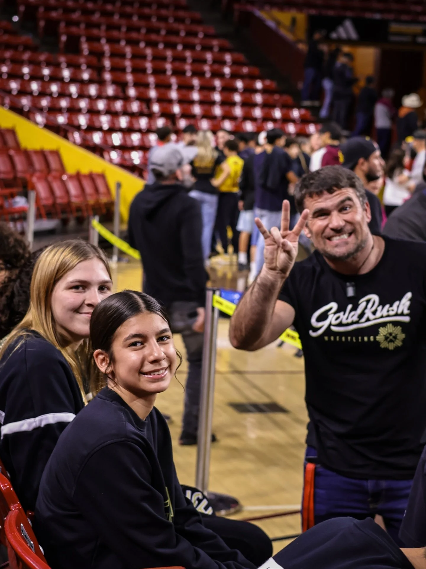 🔱 Forks Up 🔱

We had the opportunity to make a day trip out to Tempe to watch ASU dual Oklahoma State University, and some familiar faces 😁