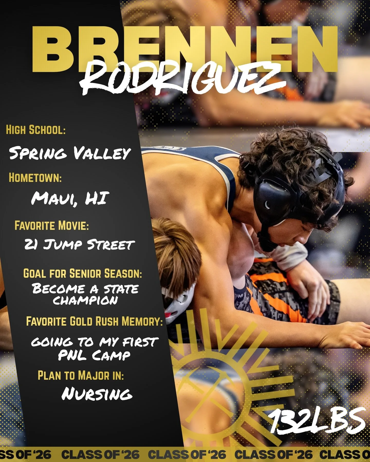 📣 Class of 2026 📣

Meet our next featured senior Brennen Rodriguez 🤙

Brennen has been a consistent face in the high school room the last two years. His athleticism is top notch and will make him competitive wherever he goes 📈

@kuya.bren 

#coll