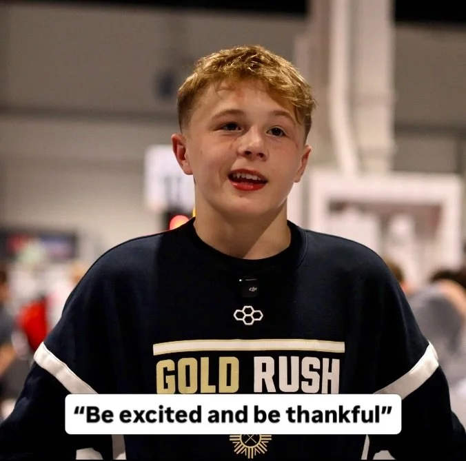 Feeling thankful this Thursday
Cade shared his thoughts ahead of his Freestyle final at the U.S. Open 🧠⛏️