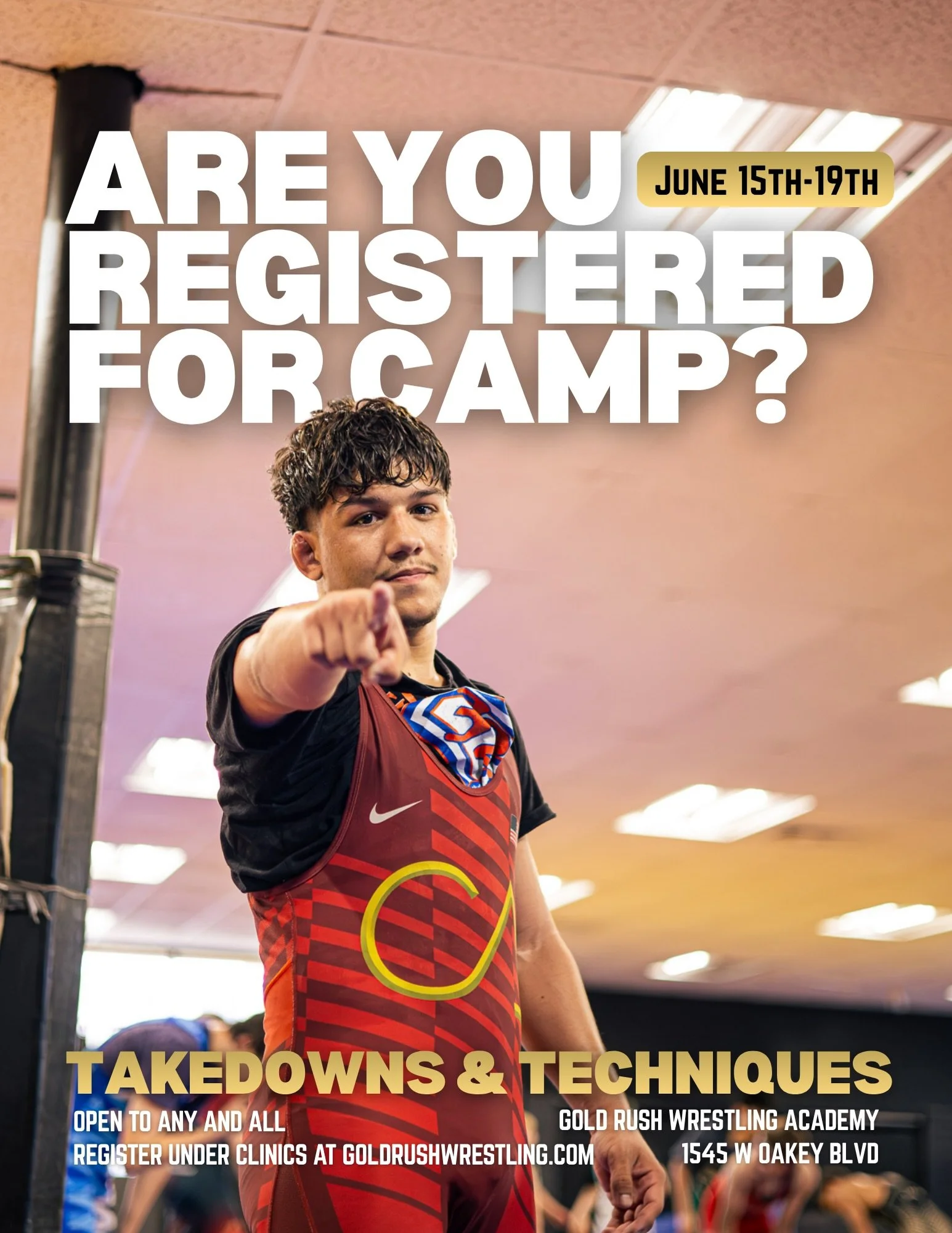 T-minus 3 weeks until our 5 day Takedowns and Techniques Camp 🗓️
Sign up today using the link in bio 🔗