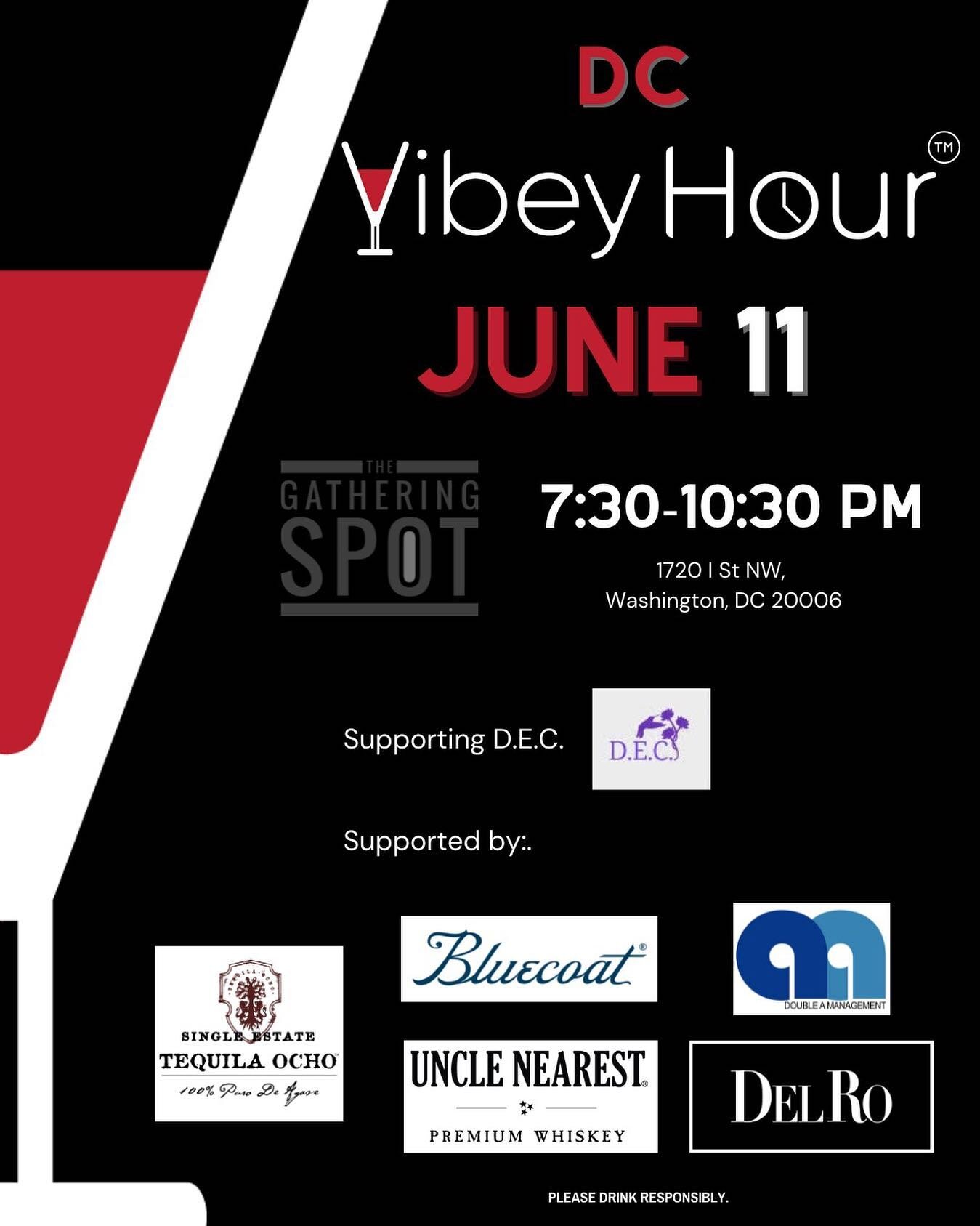 Vibey Hour&trade;️ D.C. is up next! 

🔺
🔹
🔺
🔹 
🔺
If you&rsquo;re in the DMV, this Vibey Hour is supporting educators! 
🔹
🔺 
🔹
🔺

#VibeyHour #Events #DMV #TheGatheringSpot 
#SupportEducators 
#BringYourVisionToLife #EventPlanning  #Projectman