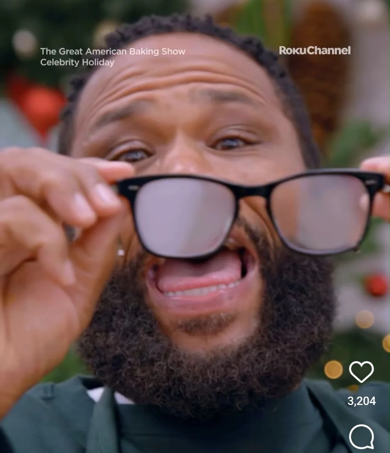 Another reminder about not exposing your glasses to heat from the oven, courtesy of The Great [American this time] Baking Show! Don't let this happen to you--it can melt your anti-reflective coating!