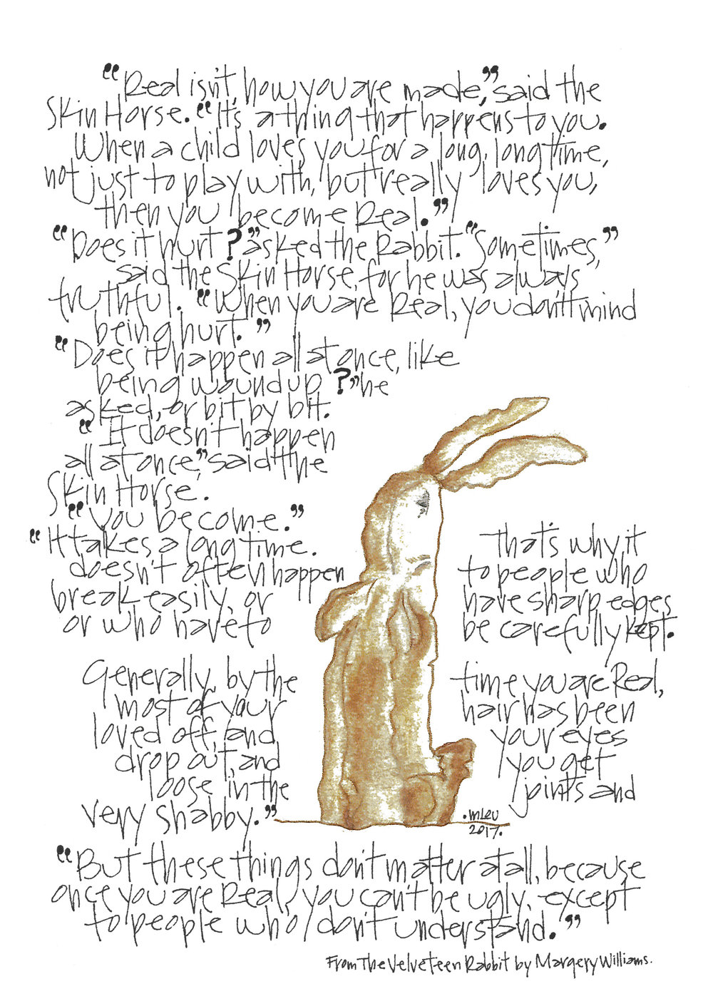 Velveteen Rabbit — Marylou Wakefield Velveteen Rabbit — Marylou Wakefield