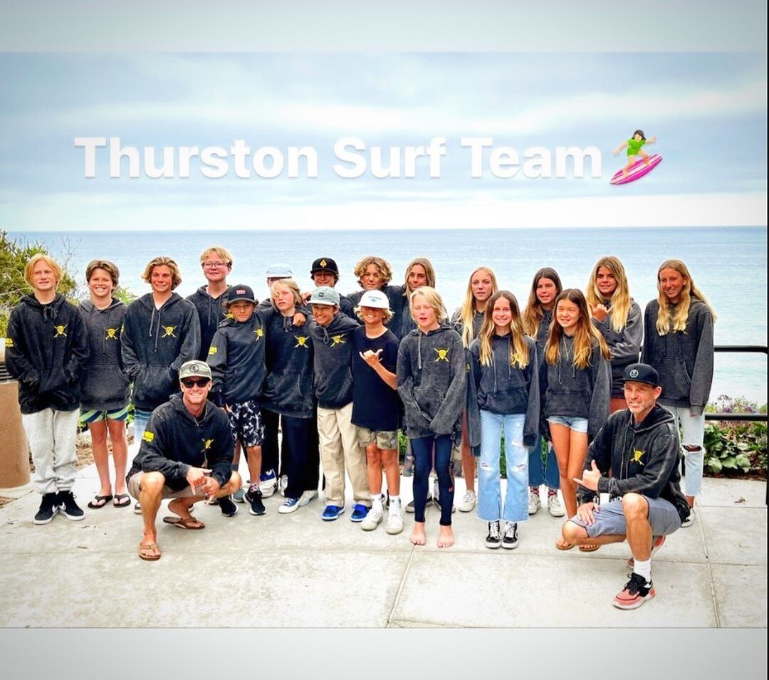 Coach Captain Mo and Laguna's Thurston Surf Team rippers! 2022 Go LB🌞🤙🏽
