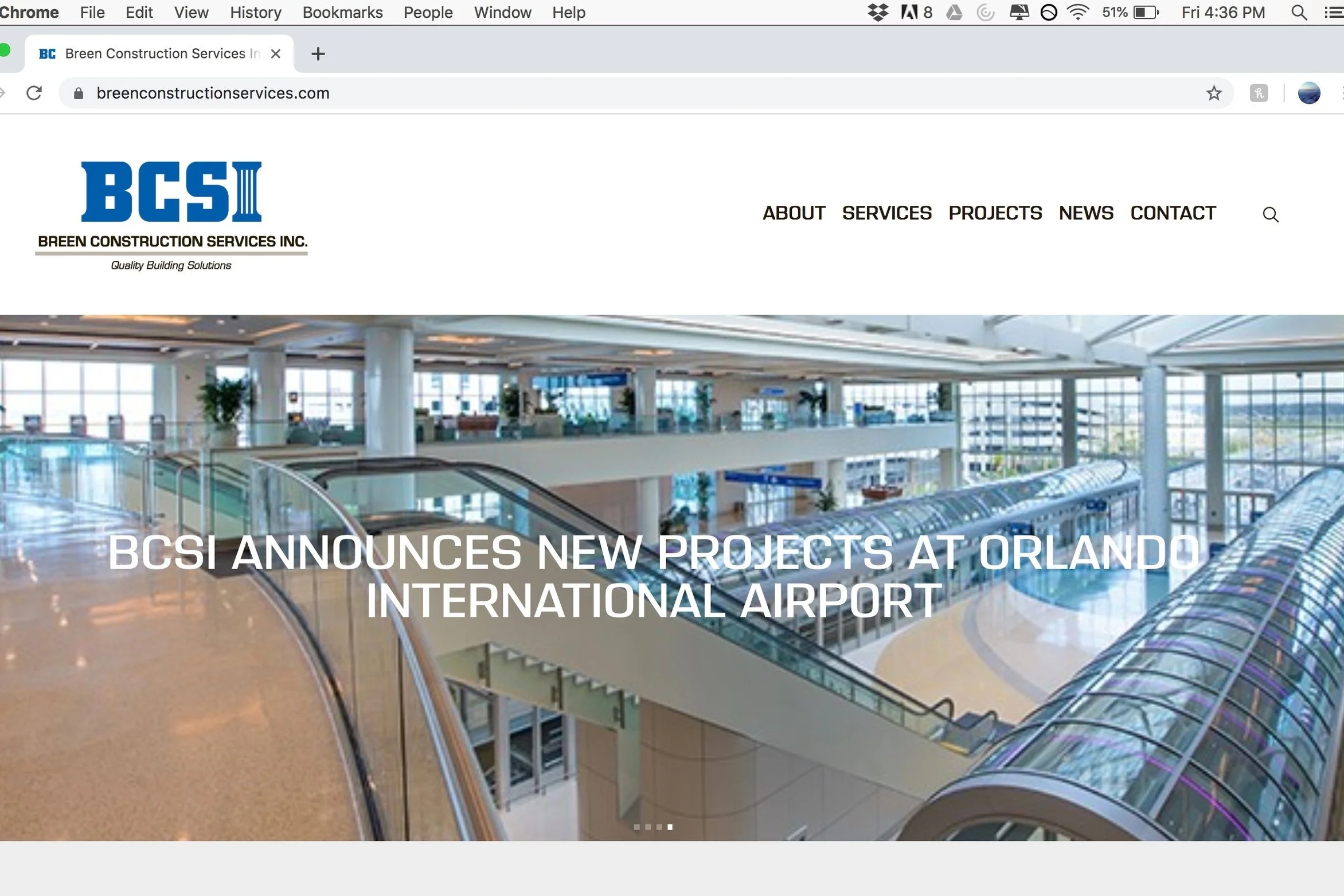 Breen Construction Services Inc. Launches New Website