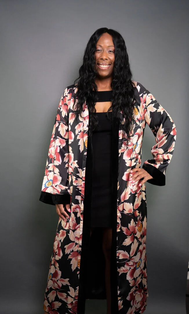 Floral Print Kimono 