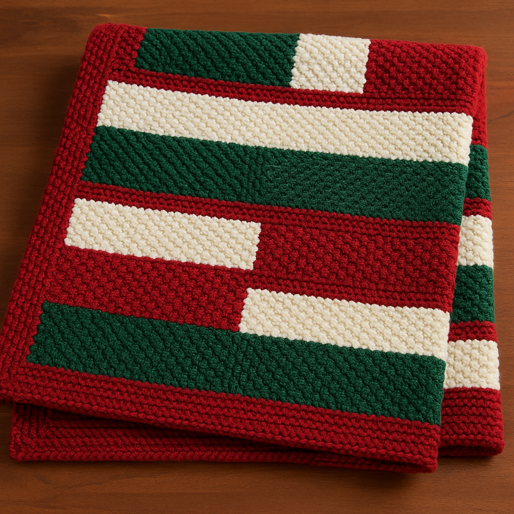 Cozy Christmas Cabin Blanket