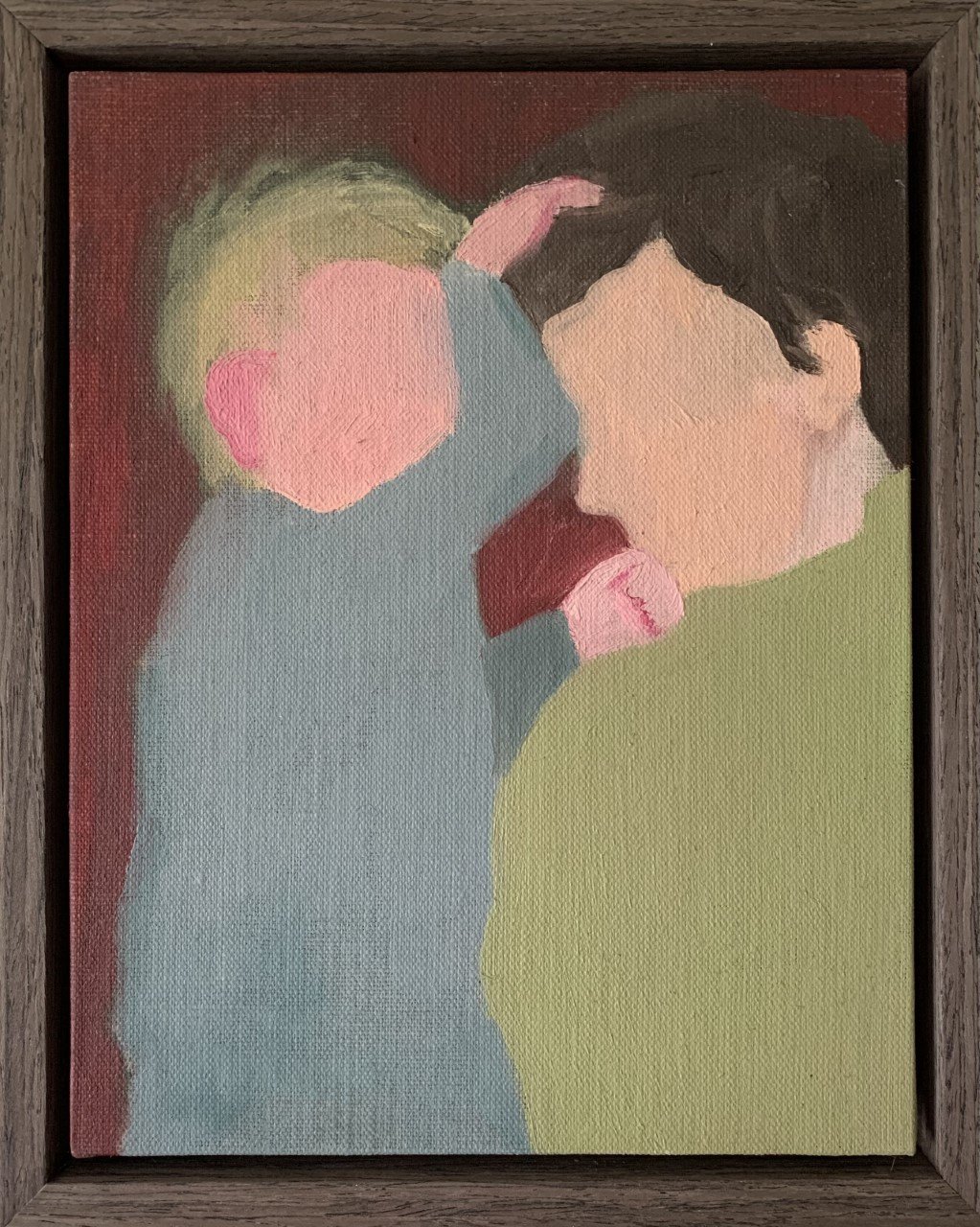 Co-sleepers, 23 x 17.5 cm, oil on canvas.jpg