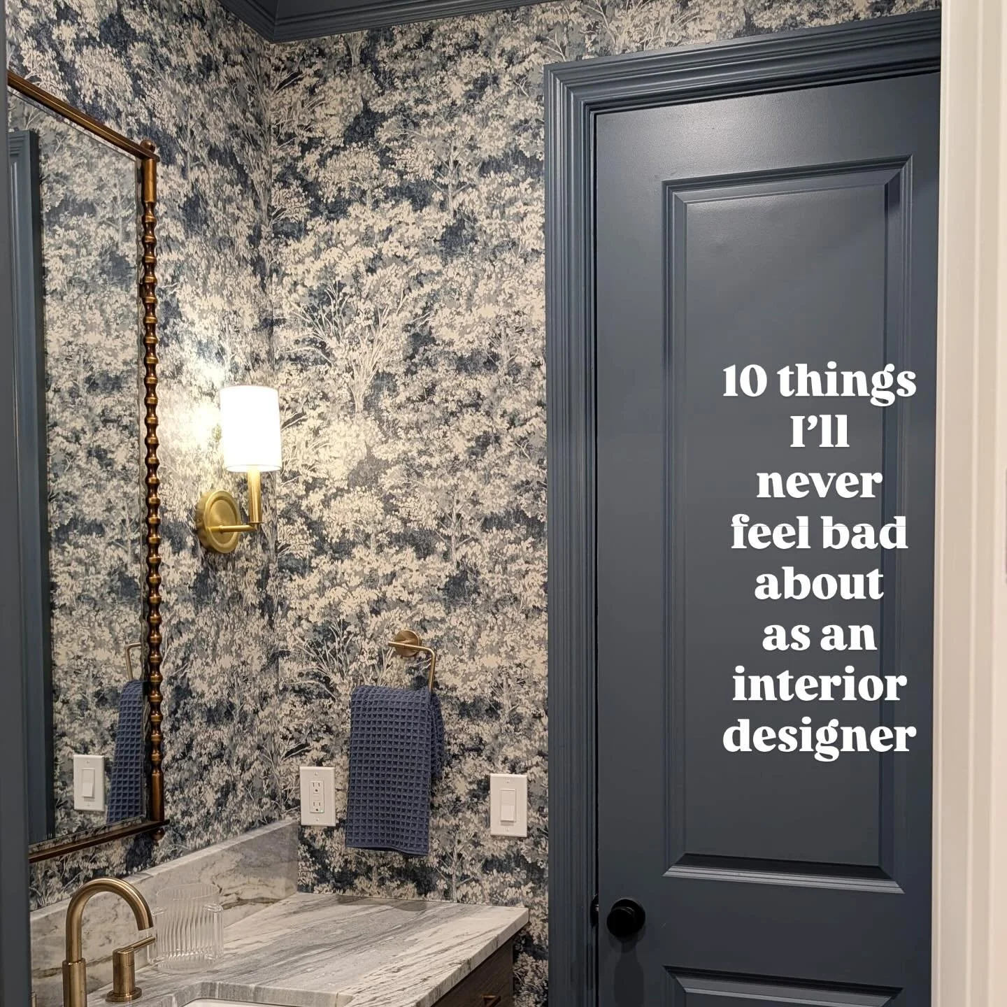 10 things I refuse to feel guilty about as an interior designer:

1. Obsessing over the details no one else notices, because those details are what make a space feel finished, intentional, and elevated 

2. Asking a lot of questions about how you act