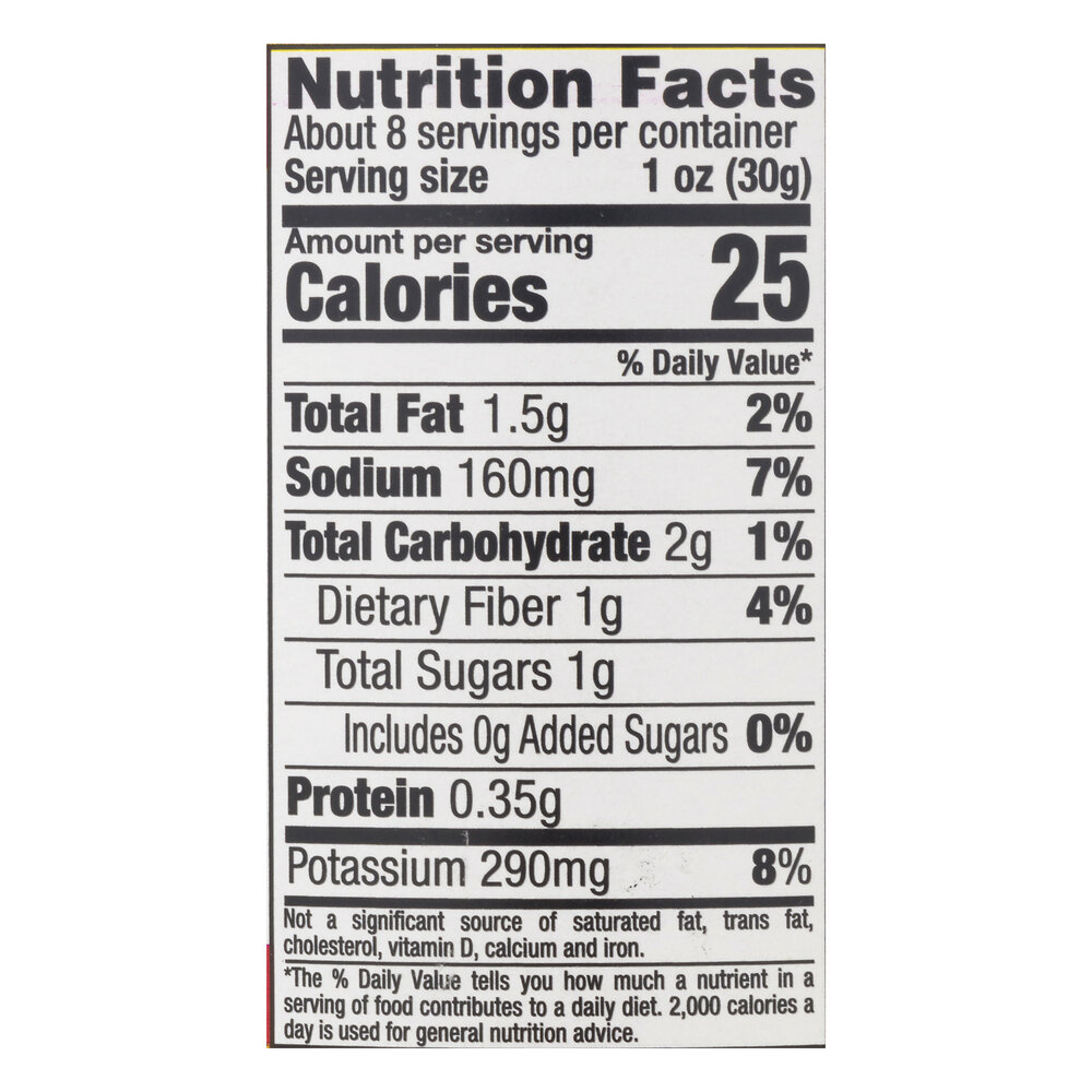 Pepper & Onion Blend Nutrition Facts - Eat This Much