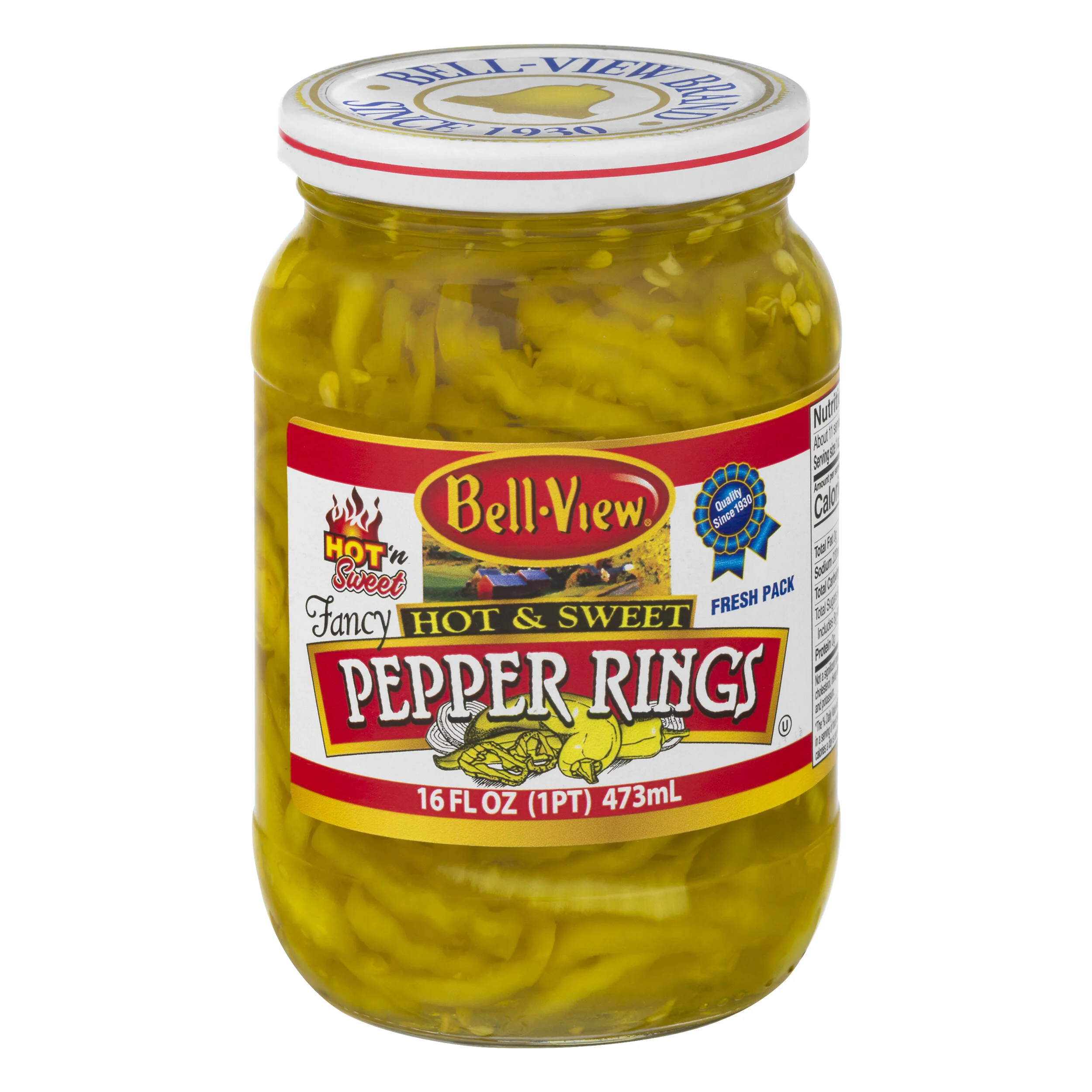 Hot & Sweet Pepper Rings 16oz.