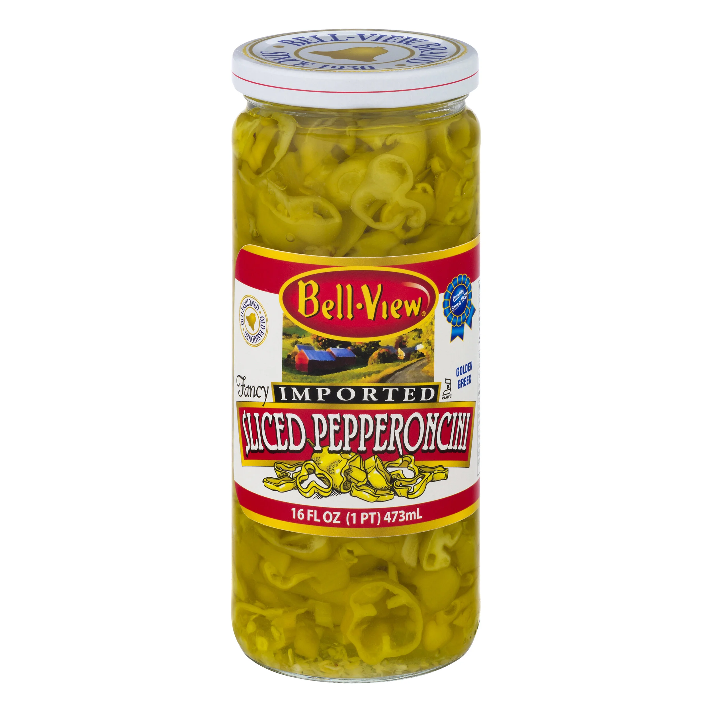 Golden Greek Sliced Pepperoncini 16oz.
