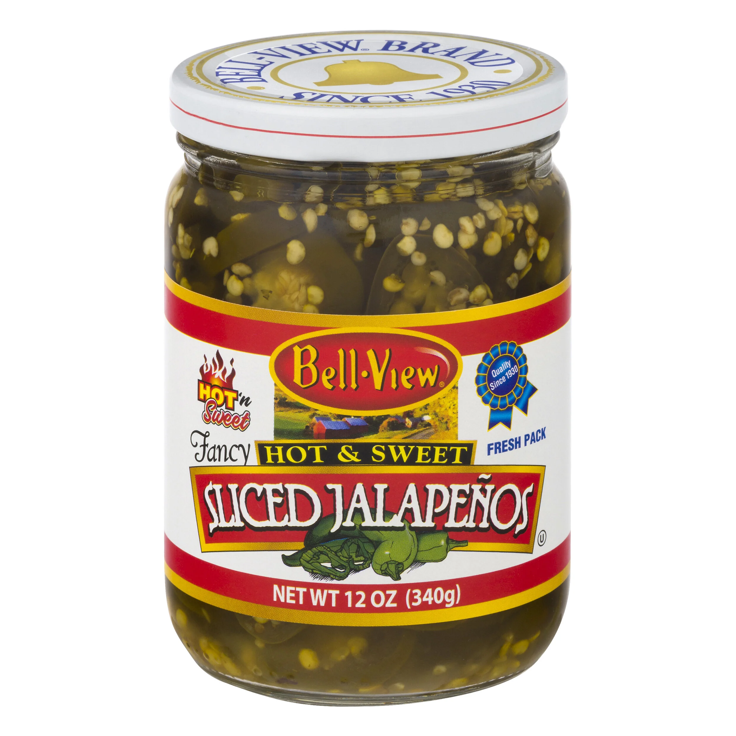 Hot & Sweet Sliced Jalapeños 12oz.