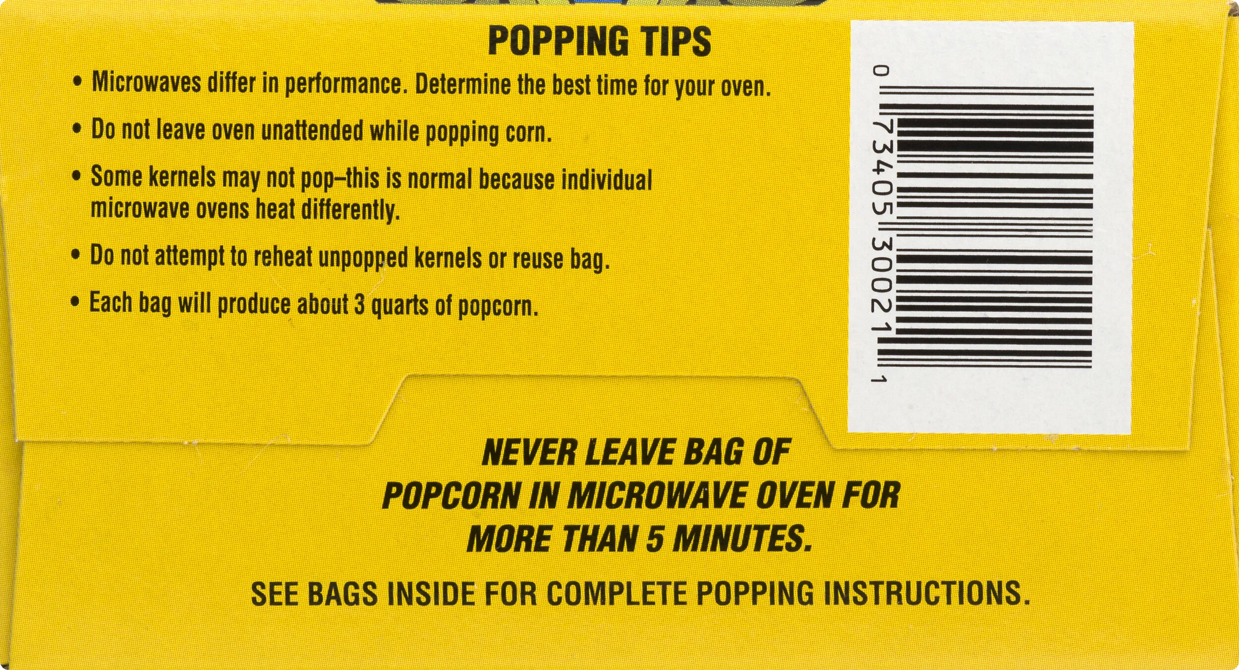 Butter Popcorn 12/3oz. — Bell-View Foods