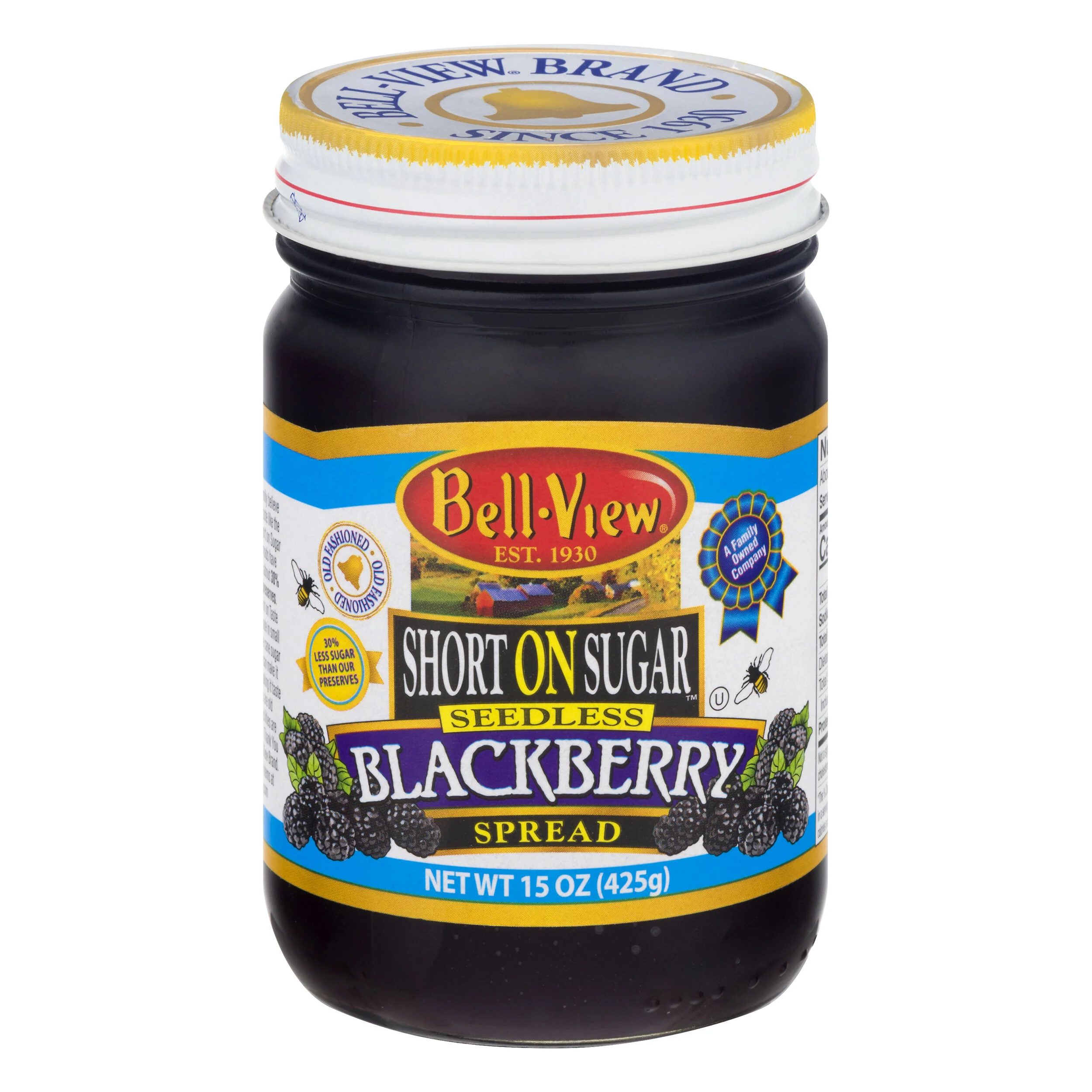 Short on Sugar Seedless Blackberry Spread 15oz.