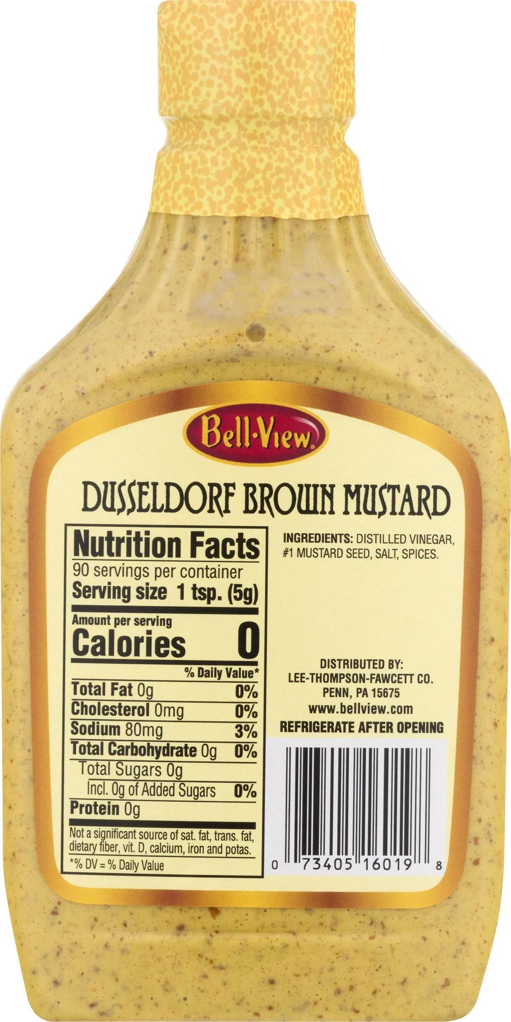 Dusseldorf Brown Mustard 6/16oz. — Bell-View Foods