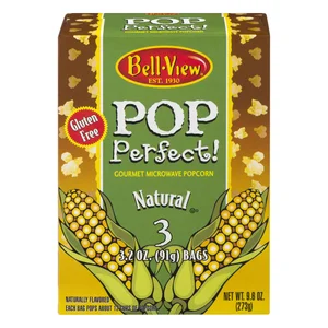 Natural Flavor Popcorn 12/3oz. — Bell-View Foods