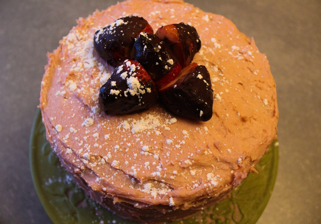 Strawberry Mocha Cake