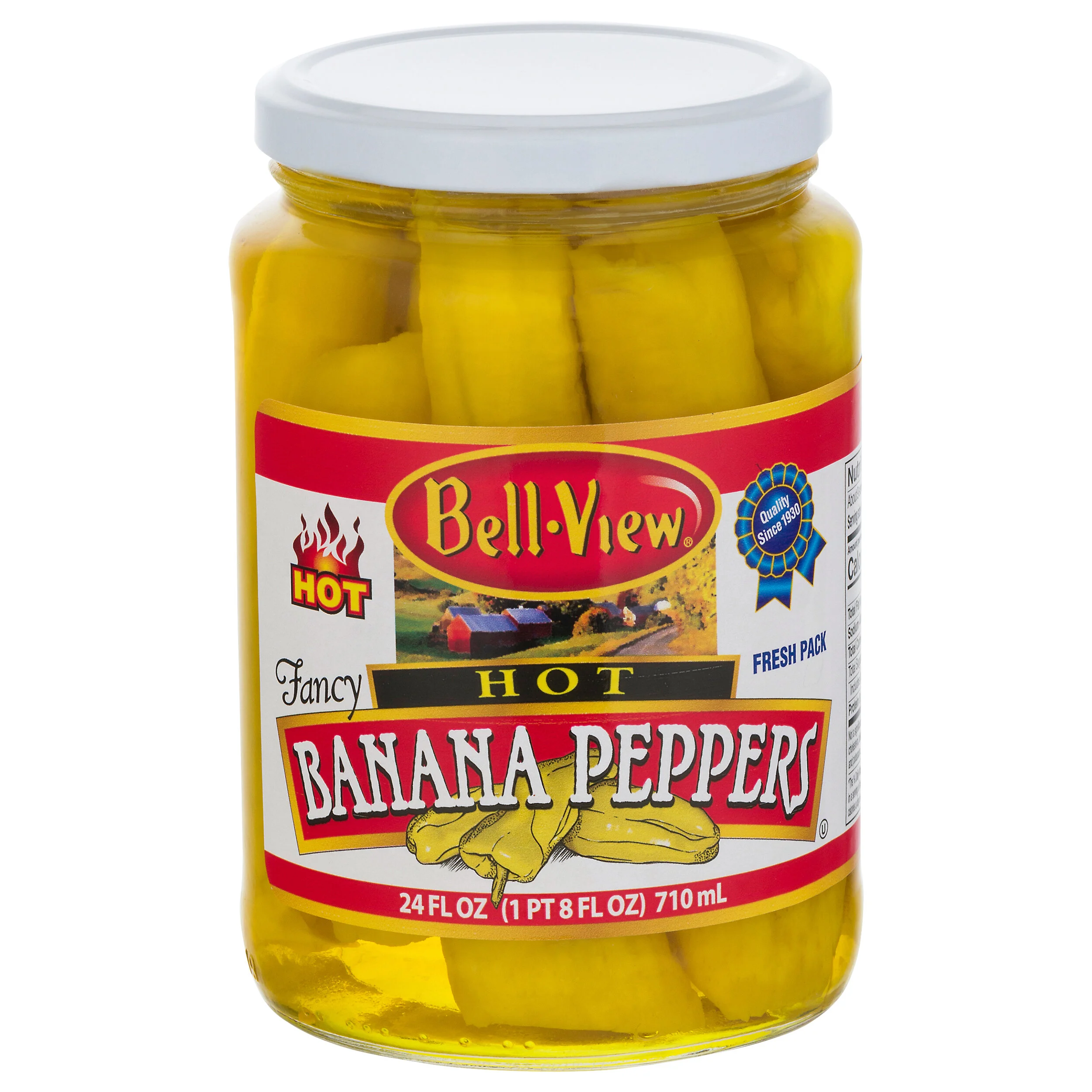 Fancy Hot Banana Peppers 6/24oz.