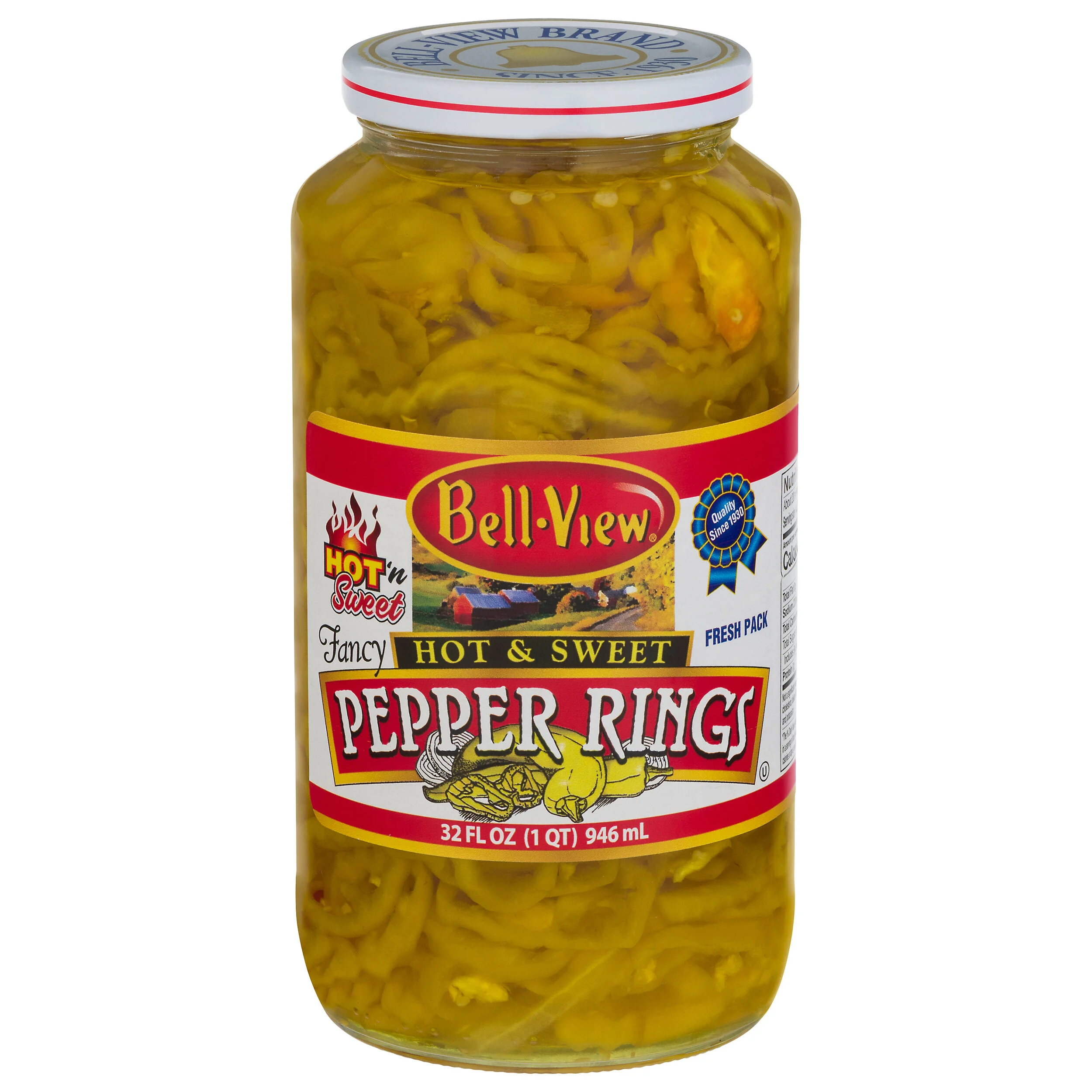 Hot & Sweet Pepper Rings 6/32oz.