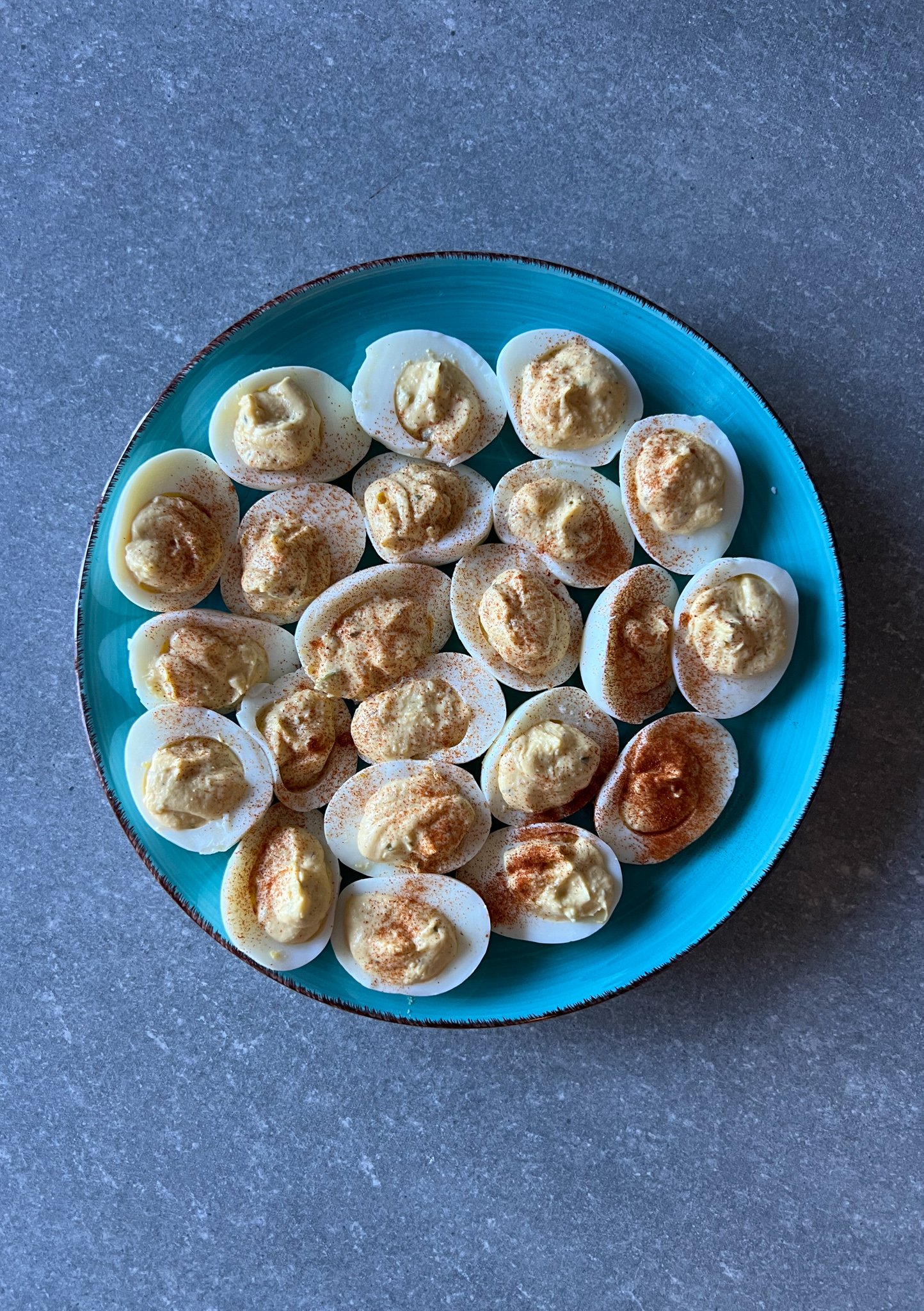 Candied Dill Deviled Eggs