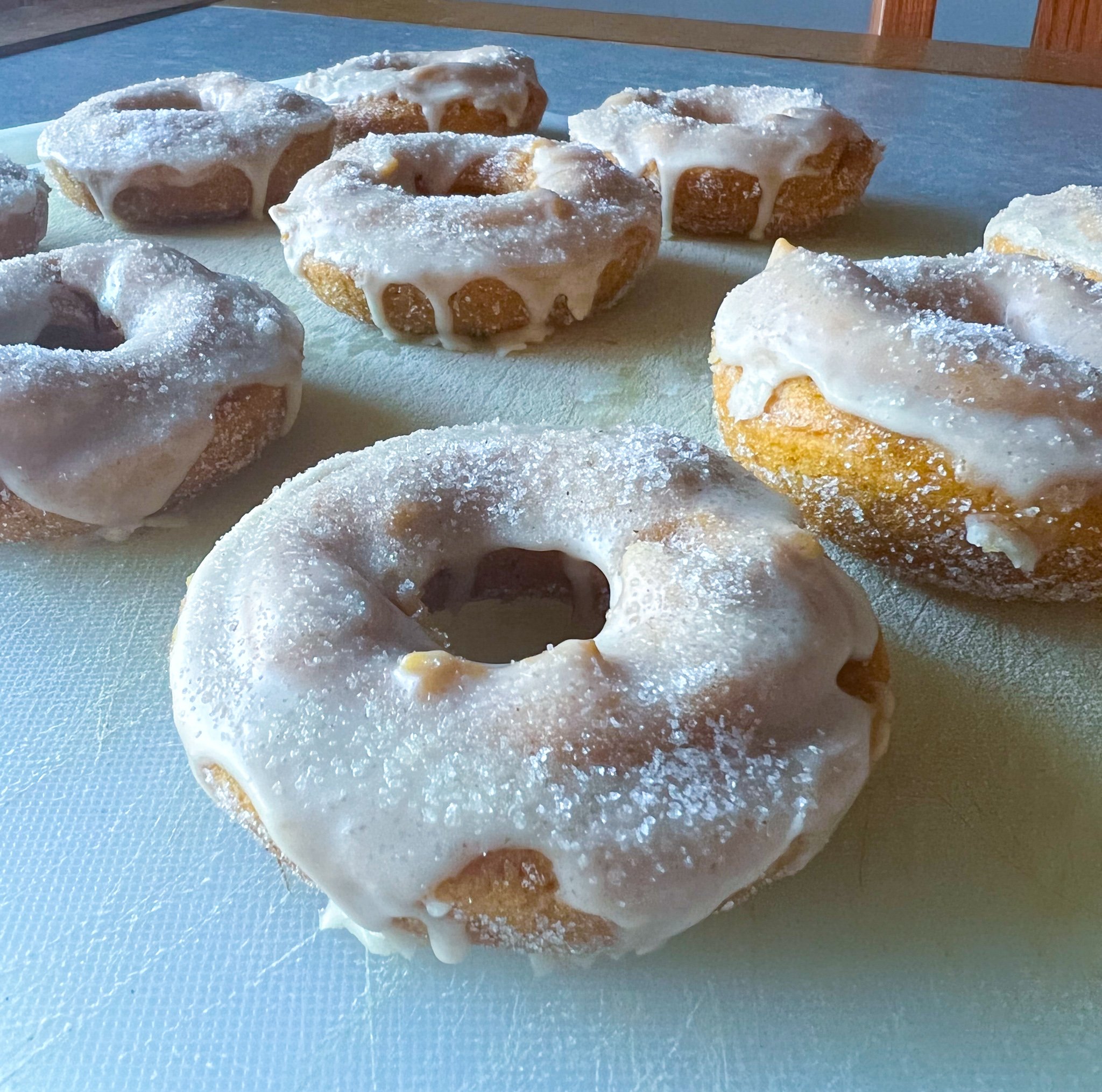 Maple Glazed Pumpkin Donuts