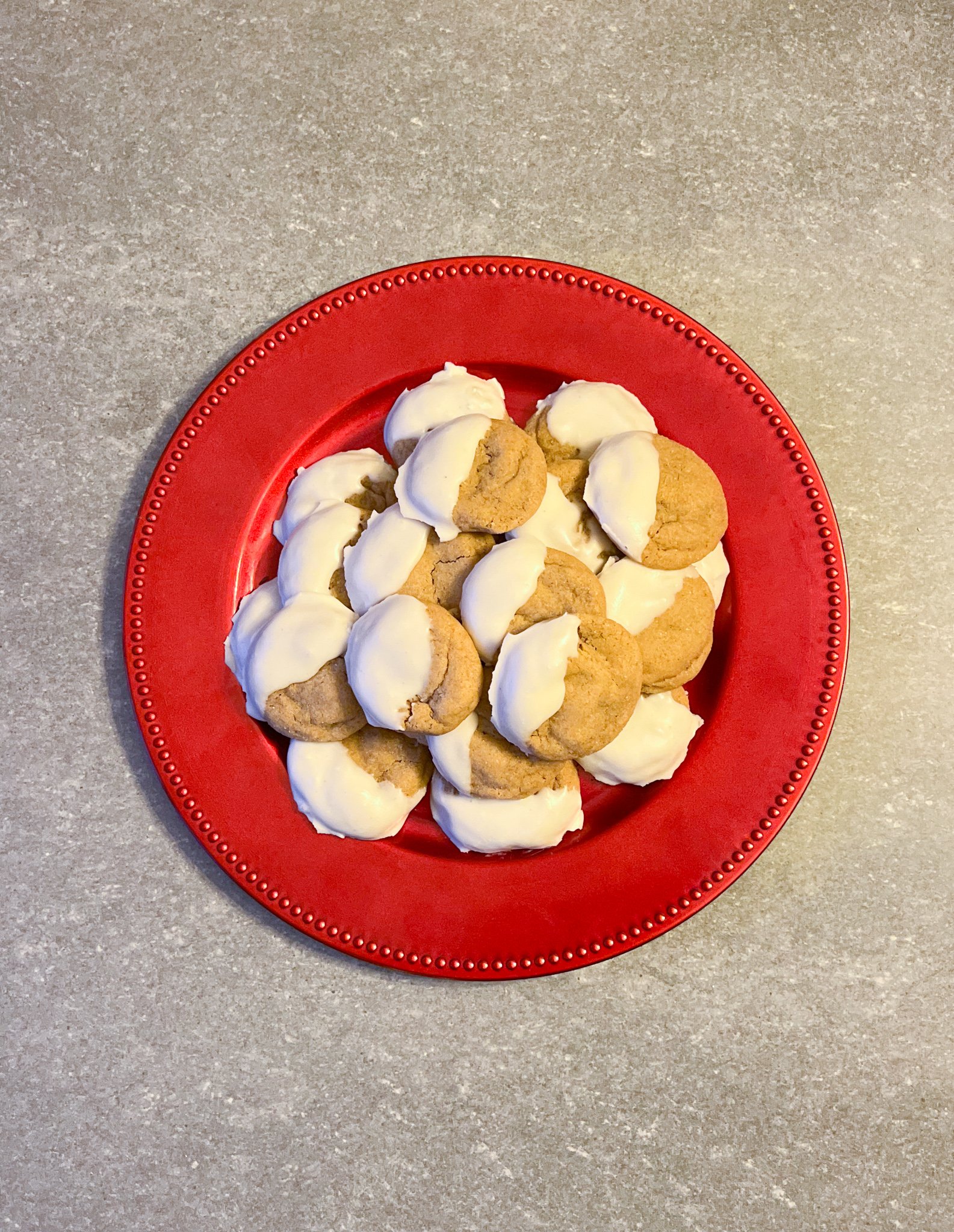 Gingerbread Cookies with Maple Glaze