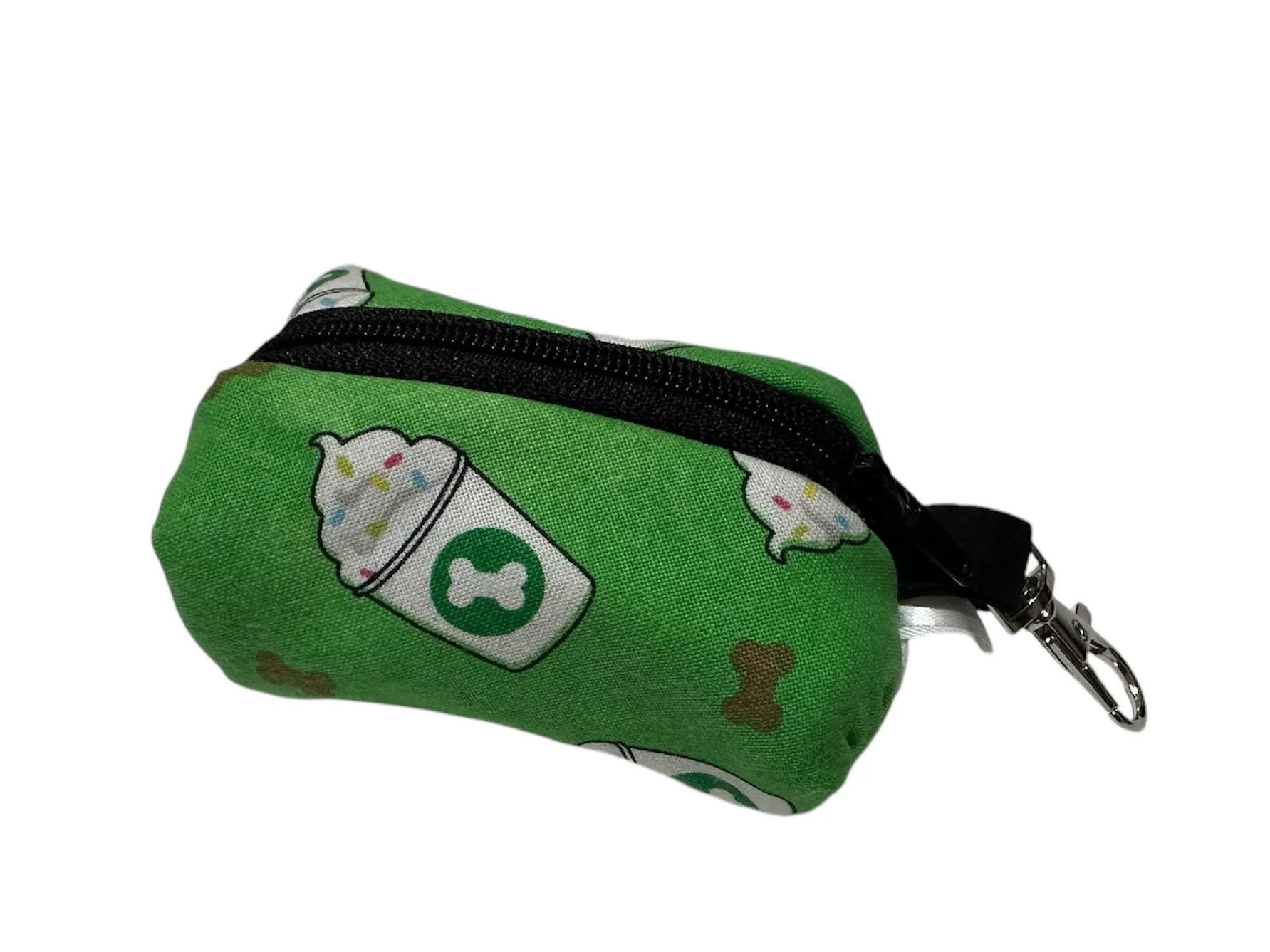 Pup cup dog poop bag holder