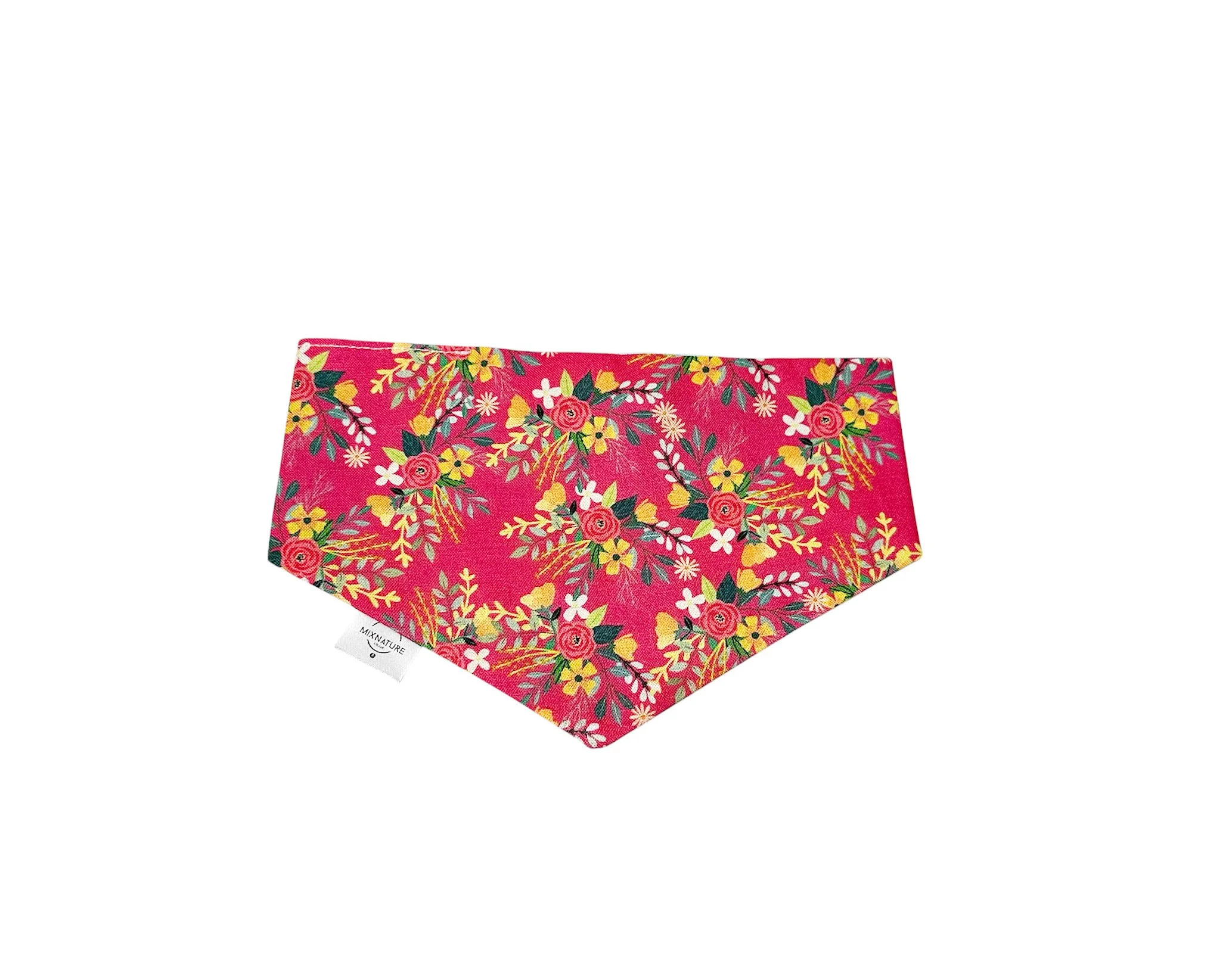 Pink flowers bandana