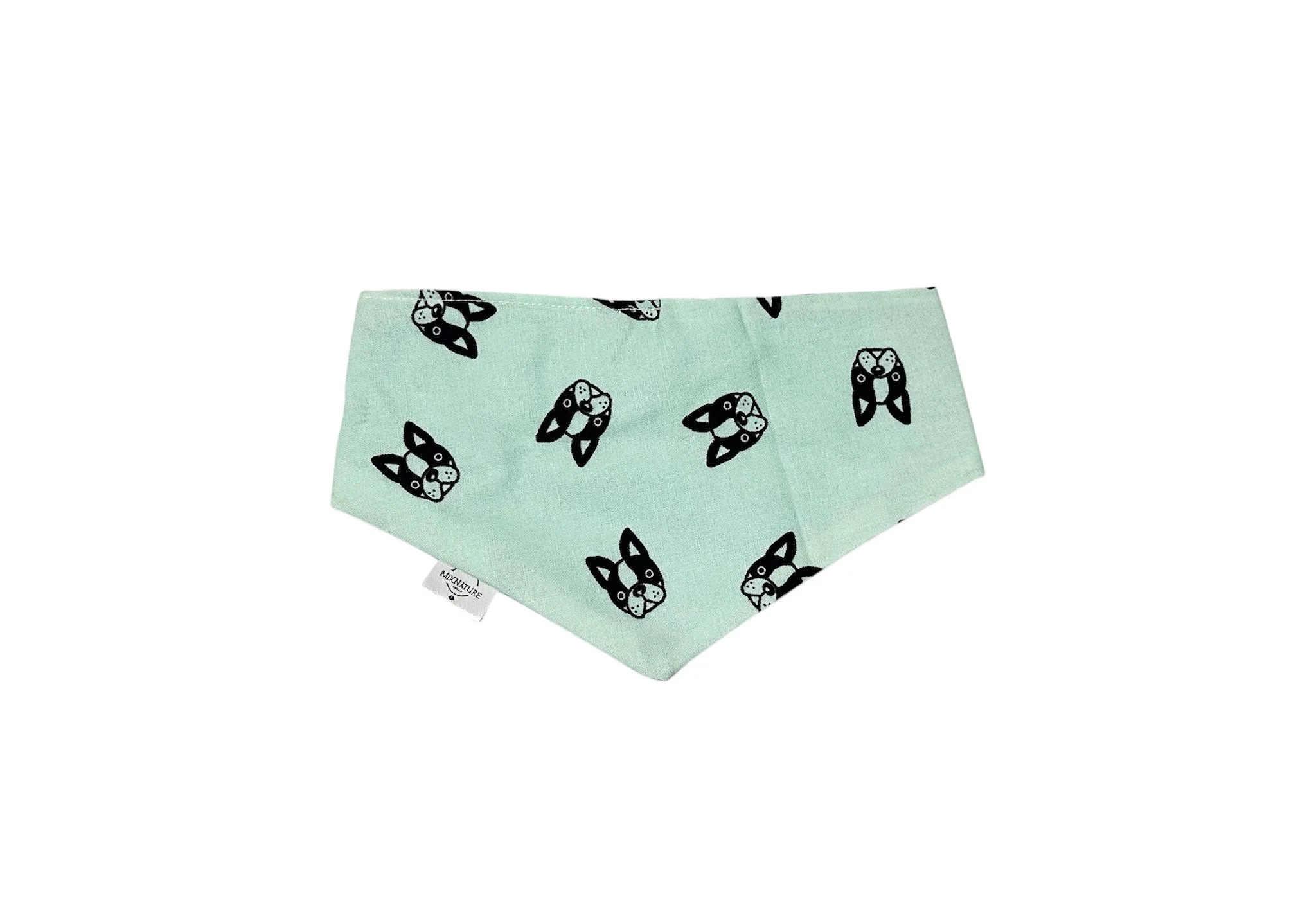 Bulldog head bandana