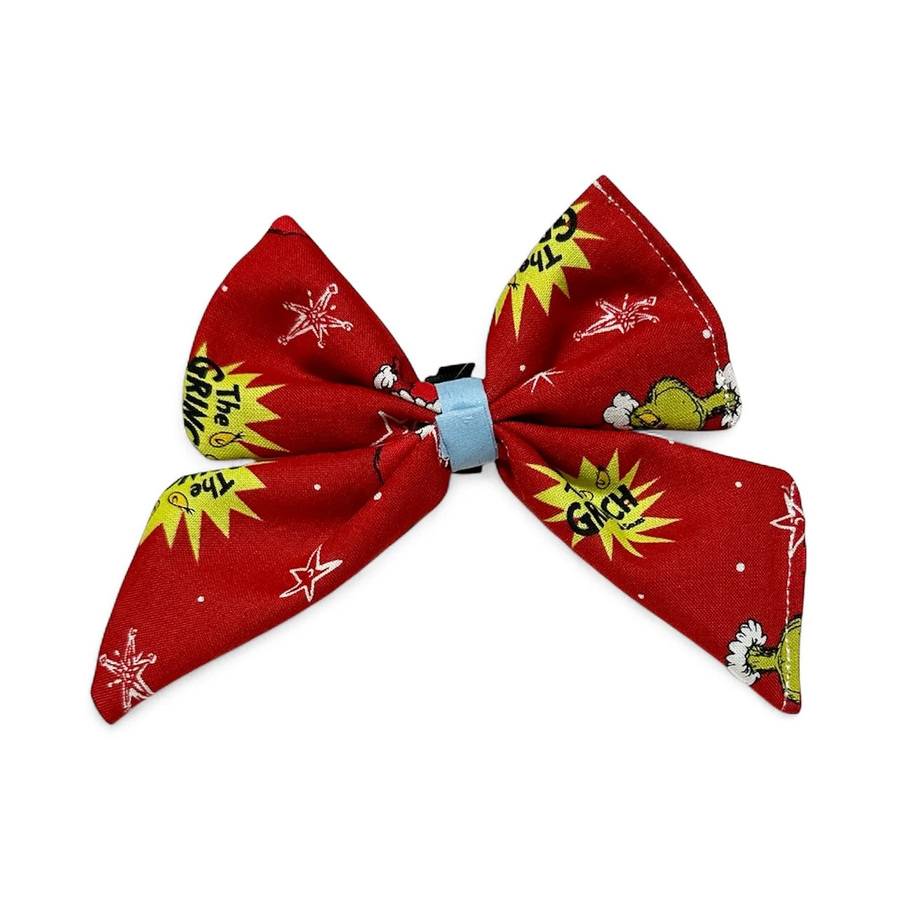 Lady bow tie red Grinch