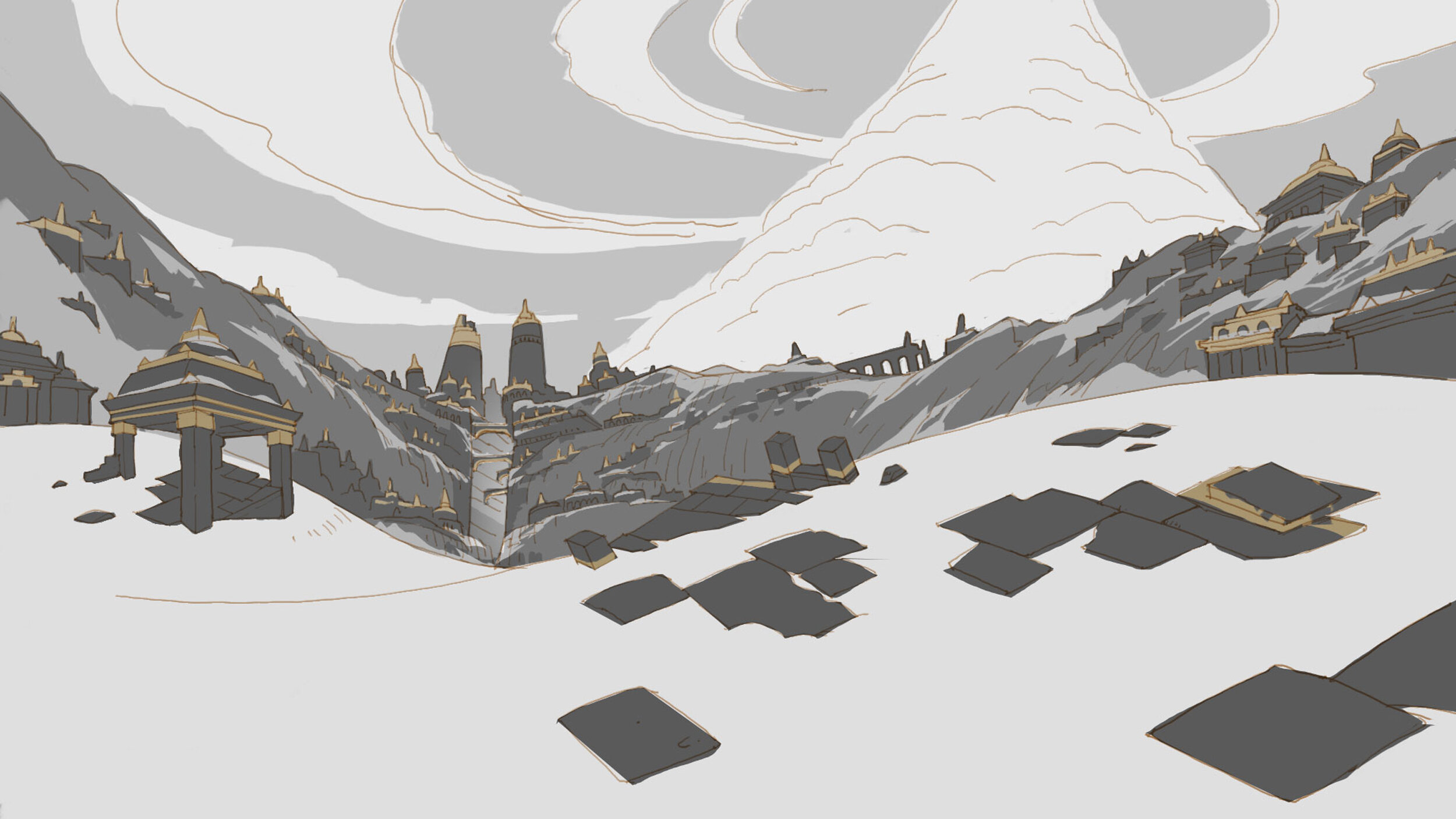 Sky золотая пустошь карта