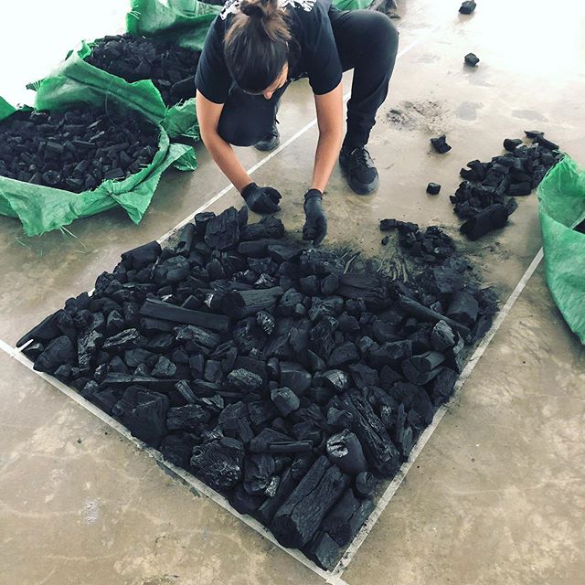 Behind the scenes sneak preview of my solo exhibition 🙌🏽 &lsquo;What Remains&rsquo; open from 25th September - 12th October 2019 in Workshop3 @dohafirestation