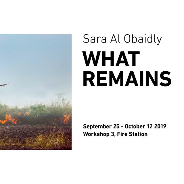 After nearly 6 months hard at work finally my solo show &lsquo;What Remains&rsquo; has come to life and what better time than to have it open during this historic week of Global Climate Strikes. 🔊🌍🚨 -

I would like to personally thank H.E @almayas