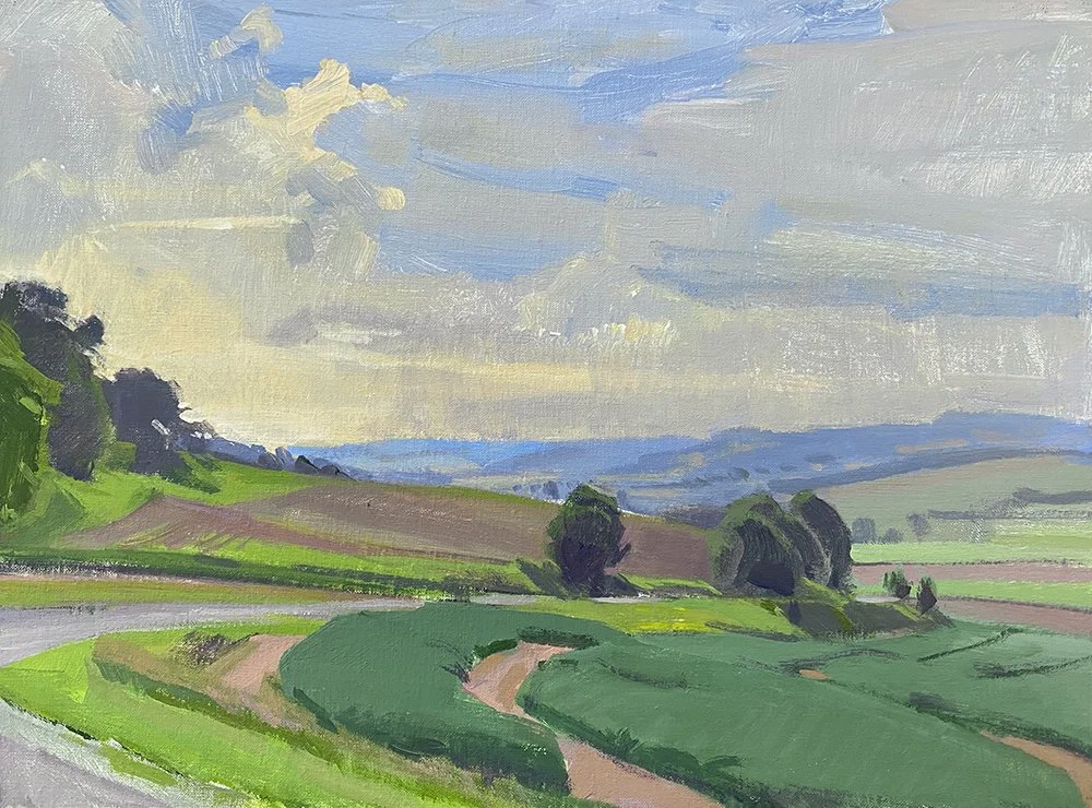 Spring Crops, Distant Storm