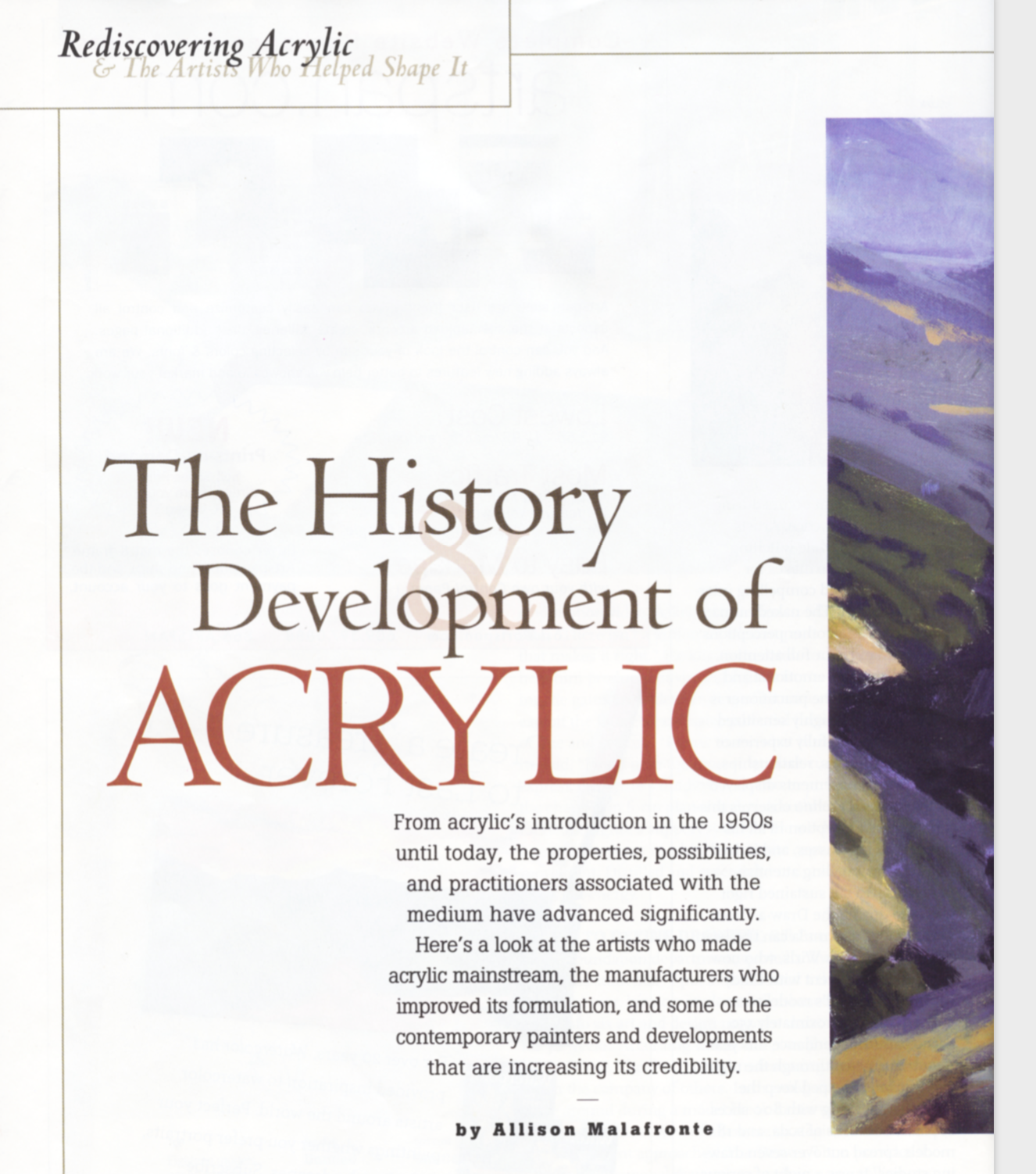 American Artist Sept. 2010