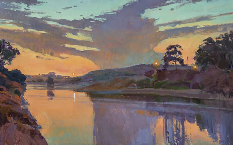 Dusk, Goleta Slough