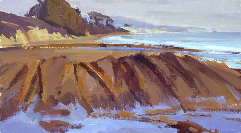 After the Plow -- Channel at Goleta Beach