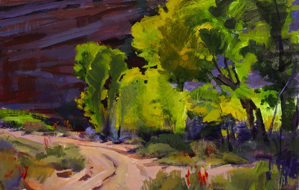 Cottonwoods, Red Rock