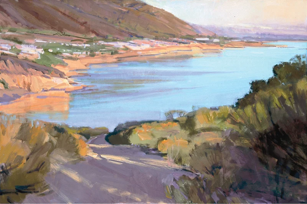 "Late Sun, Shell Beach"
