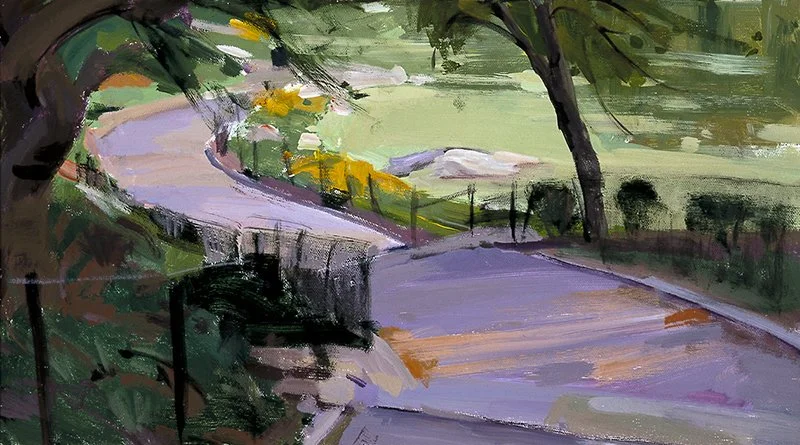 Path at Dusk, Central Park