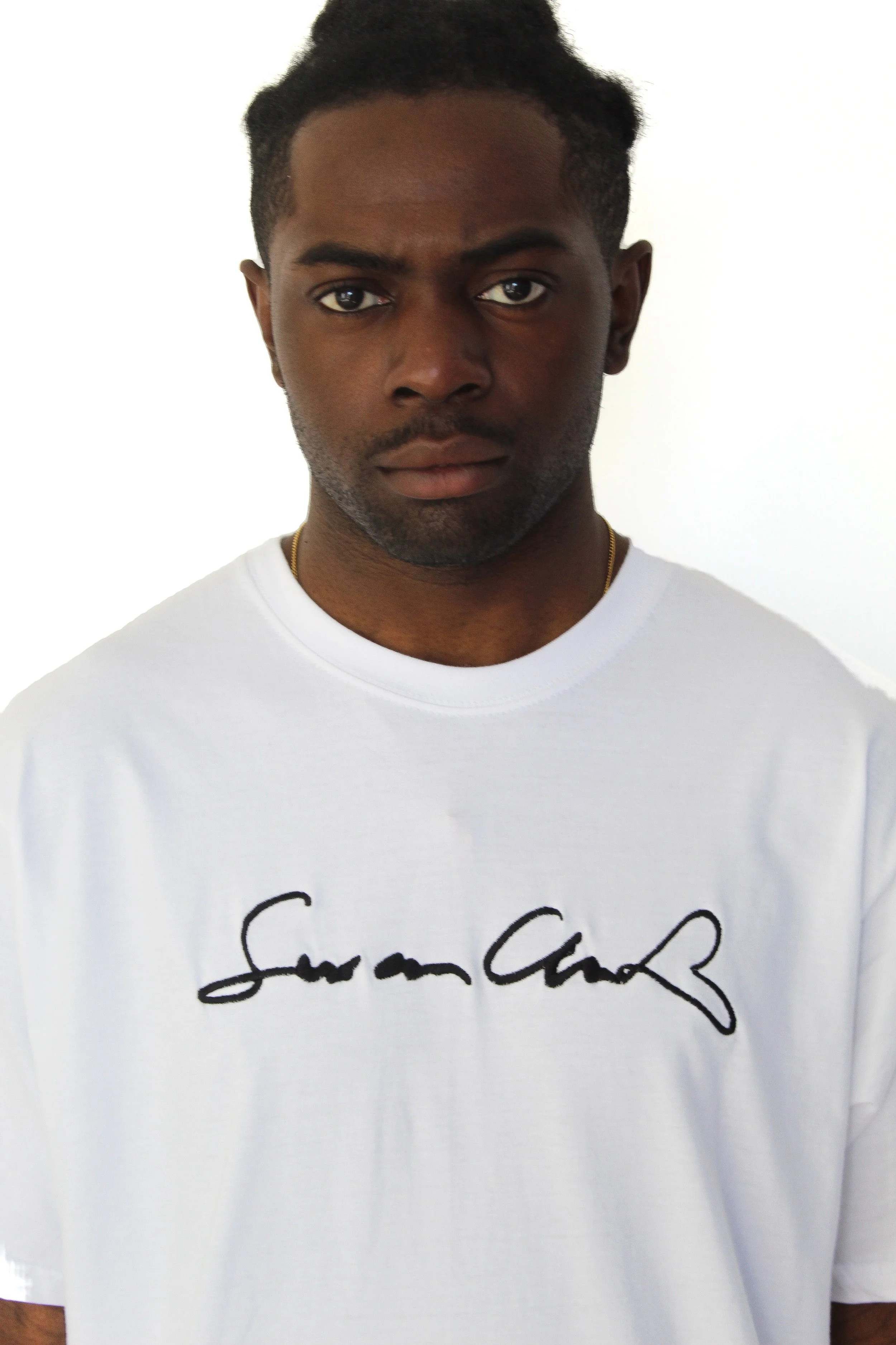 White tee "SEX AM CLUB x BILS"