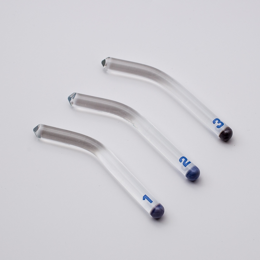 Glass rod bent – single rod grey