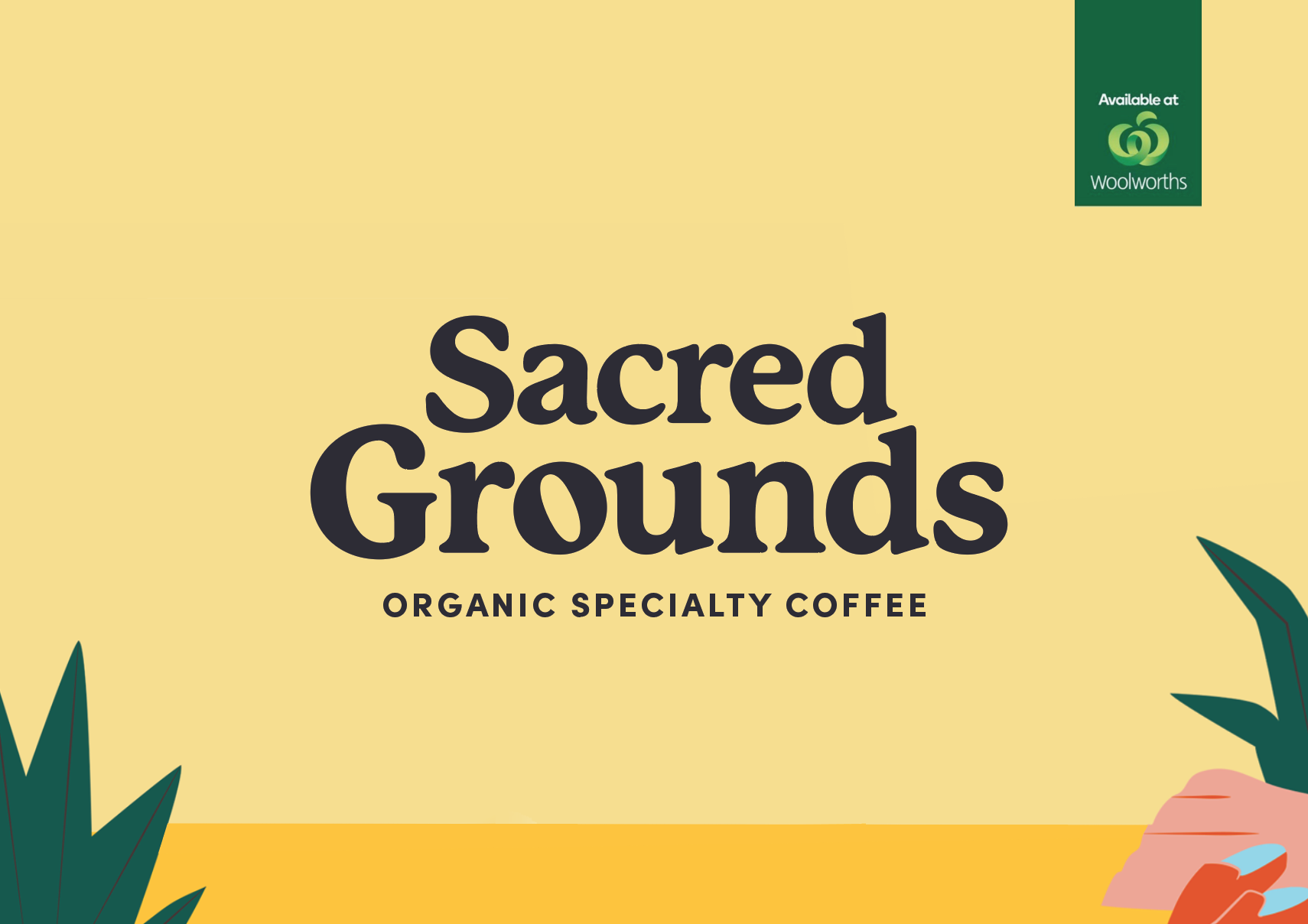   Client:  Sacred Grounds for Campos Coffee  Studio:  Squad Ink, Sydney  Creative Direction:  Matthew Squadrito  Design:  Jessica Browne &amp; Abi Gordon 