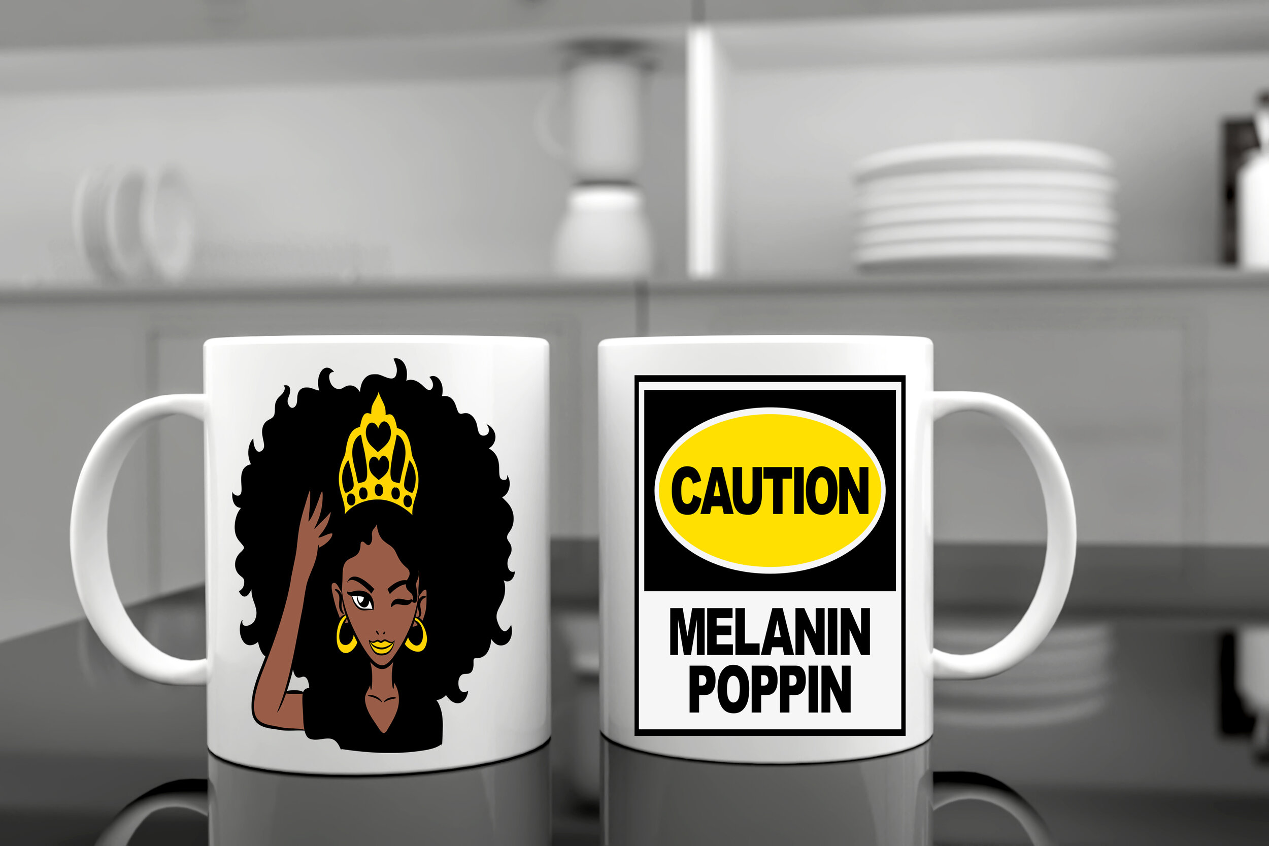 Caution Melanin Poppin