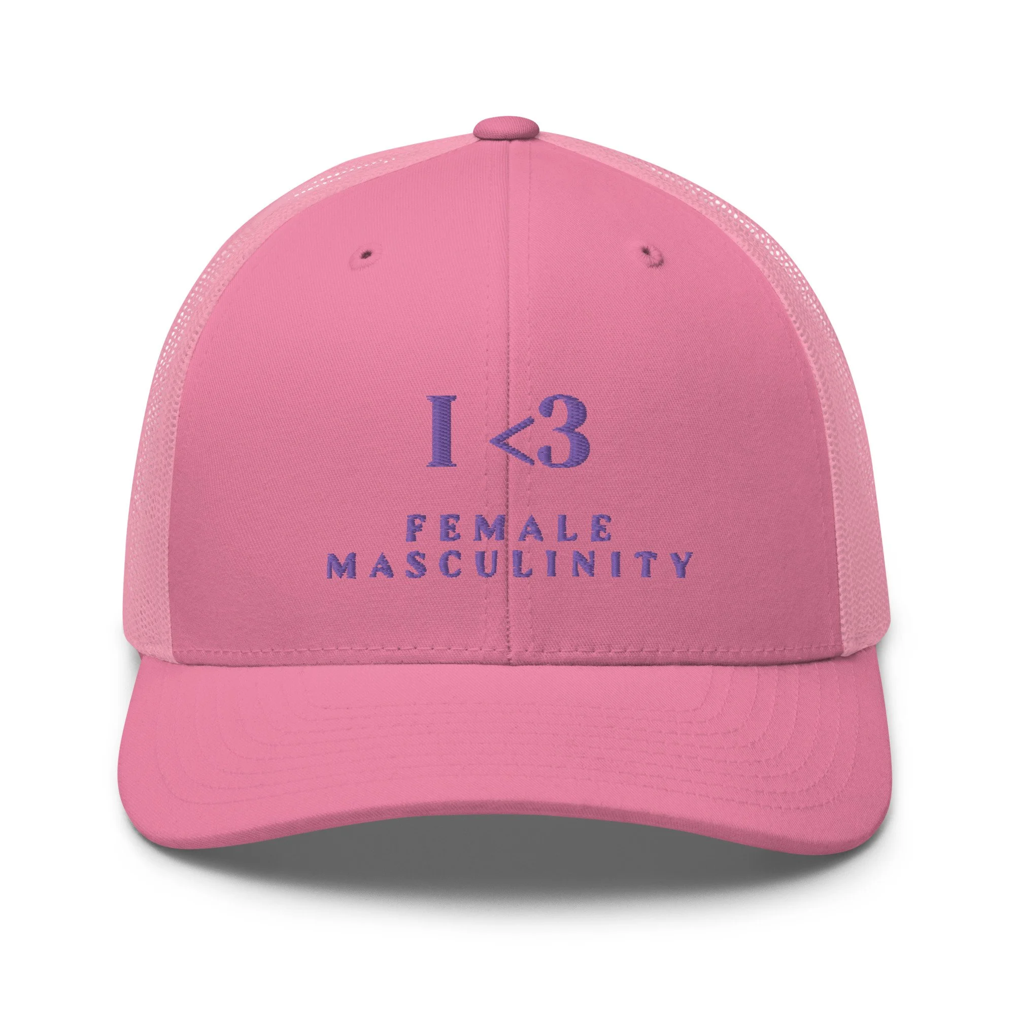 I <3 Female Masc retro trucker
