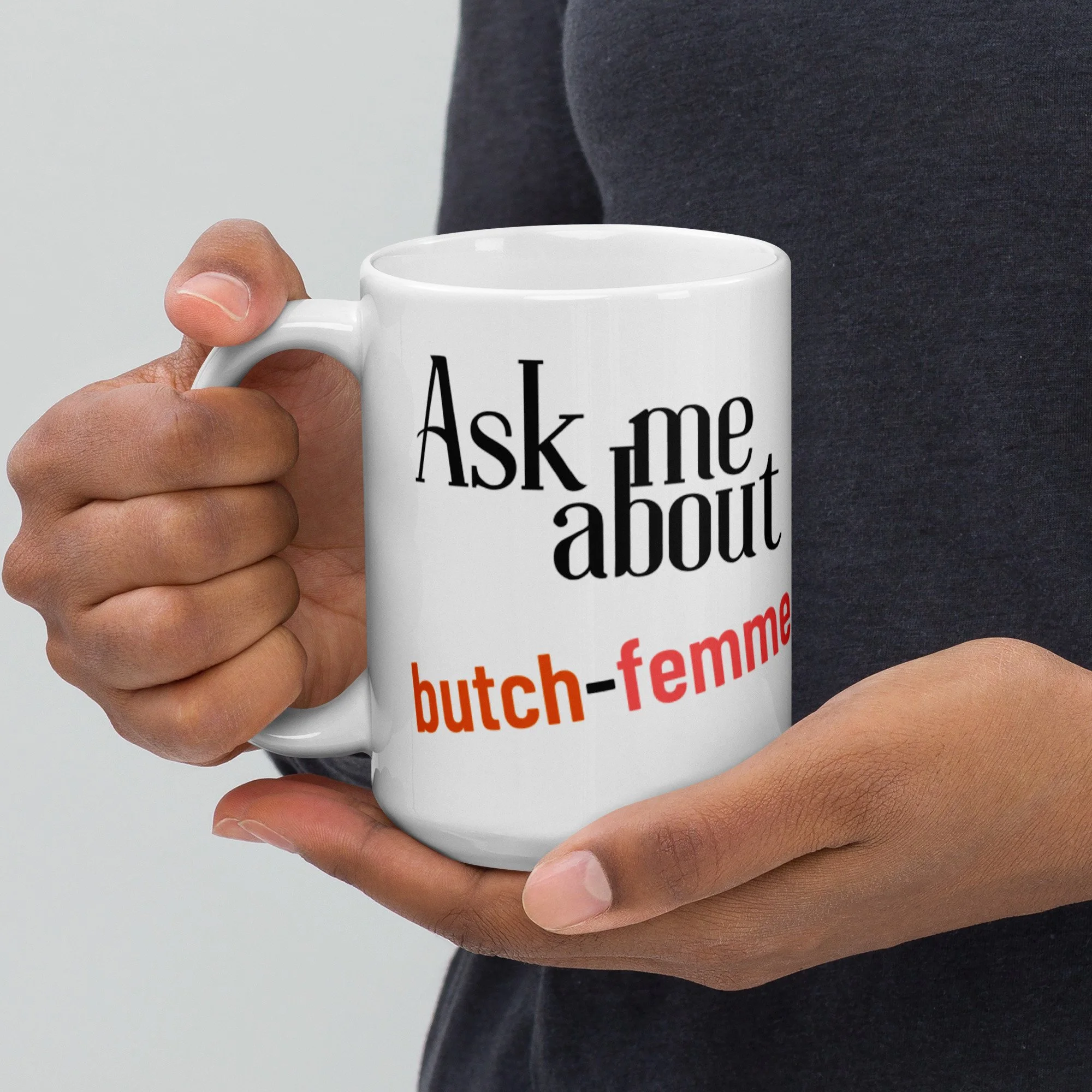 AMA butch-femme mug