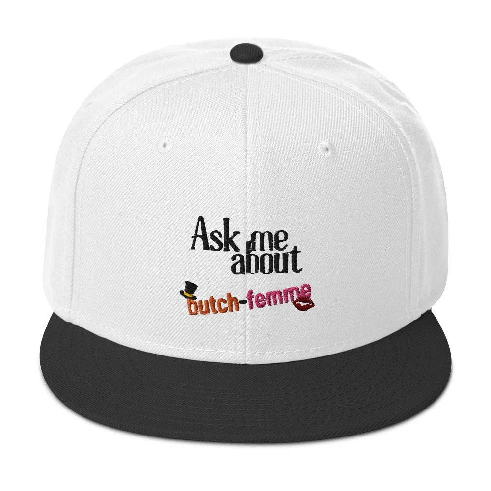 AMA butch-femme snapback w/ SBD back hit