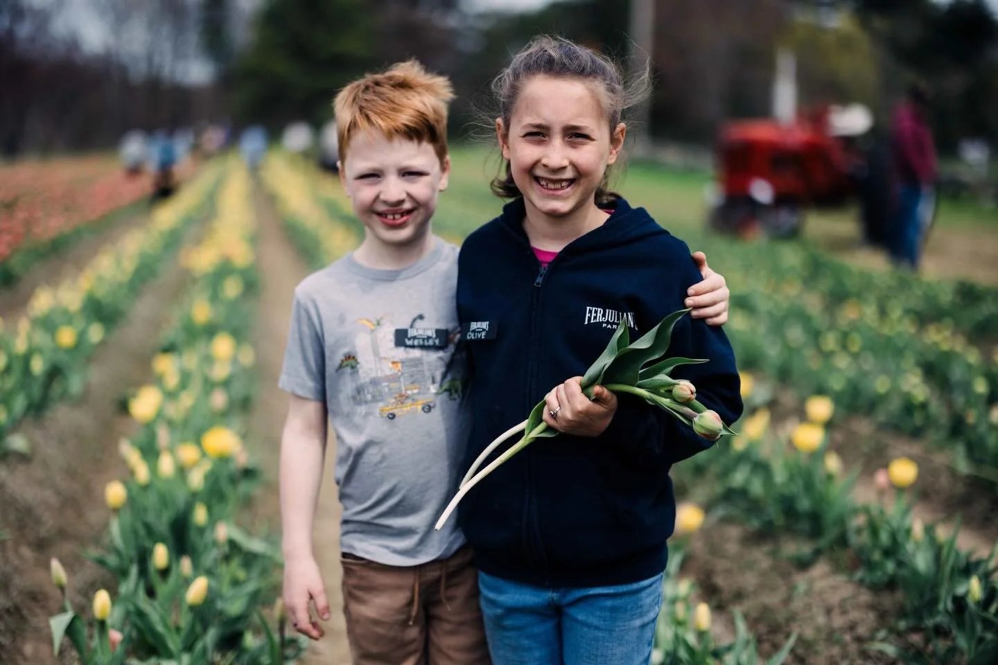 Wow, what beautiful weather we had for tulip picking today. Thanks to everyone who came out!

Tickets are open for this week and there&rsquo;s sun in the forecast. Hope to see you soon.