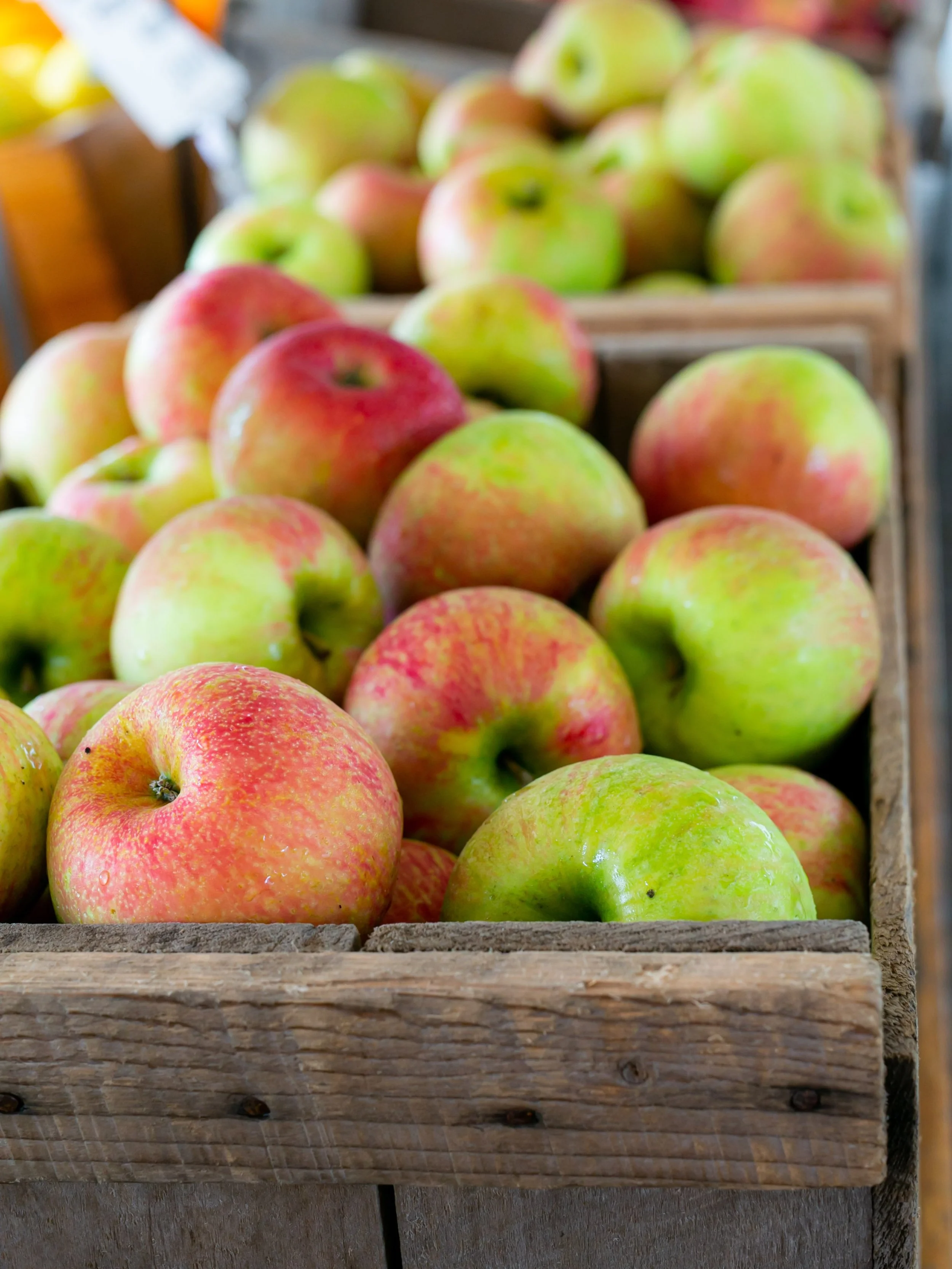 Now Picking! Honeycrisp, Sansa, Ginger Gold and Paula Red. Nothing like a locally grown, tree ripened, apple.